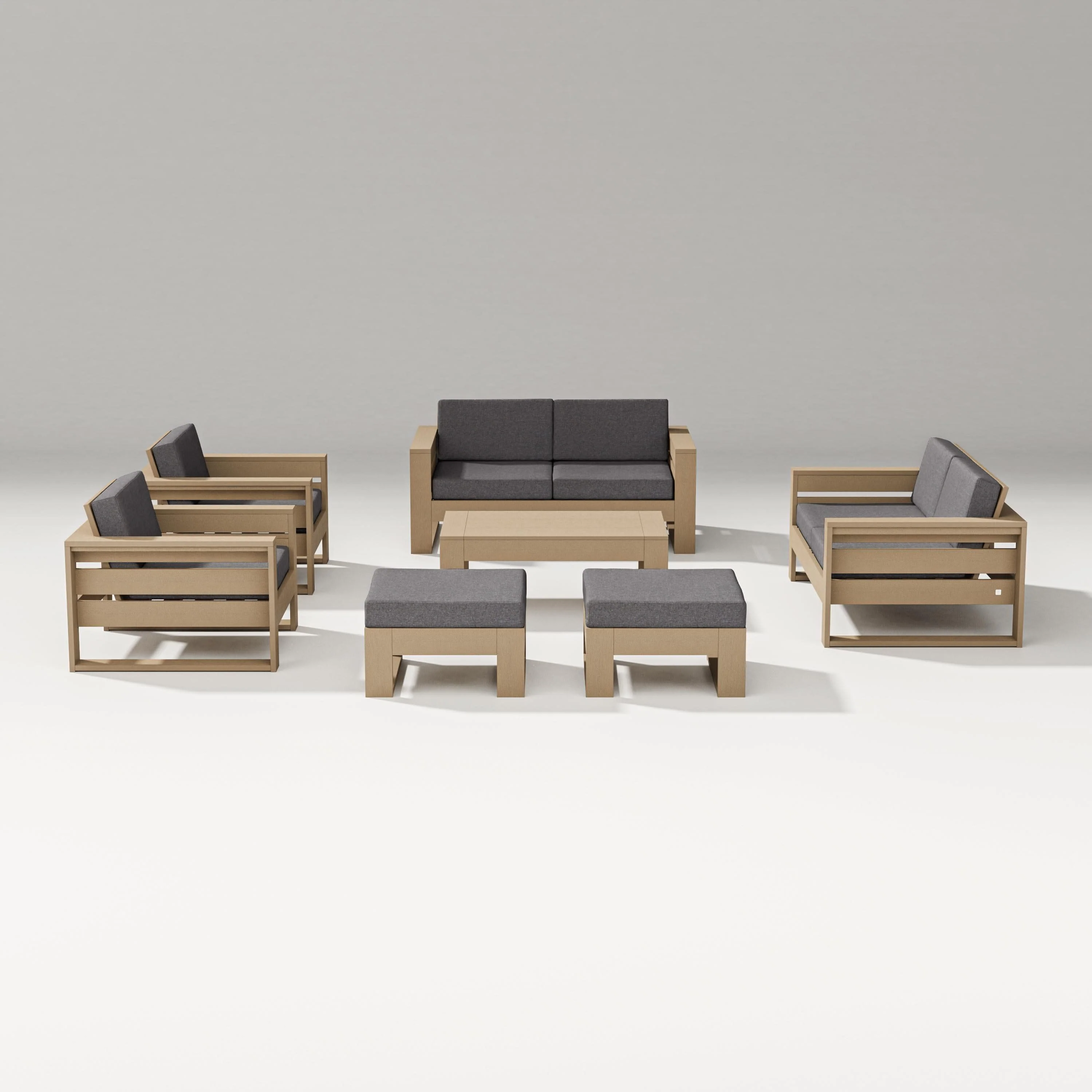 Latitude 7-Piece Lounge Loveseat Set - Image 30