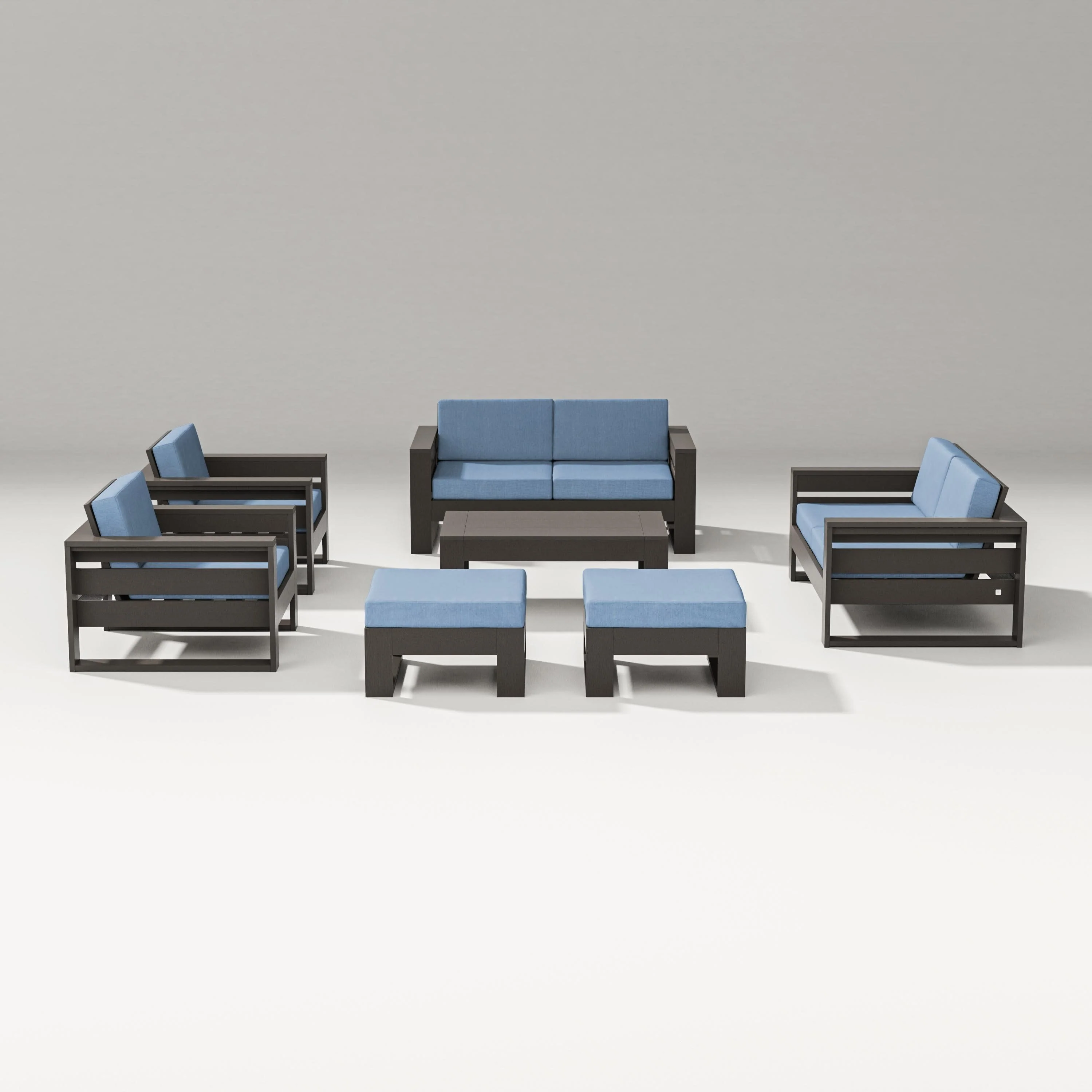 Latitude 7-Piece Lounge Loveseat Set - Image 32