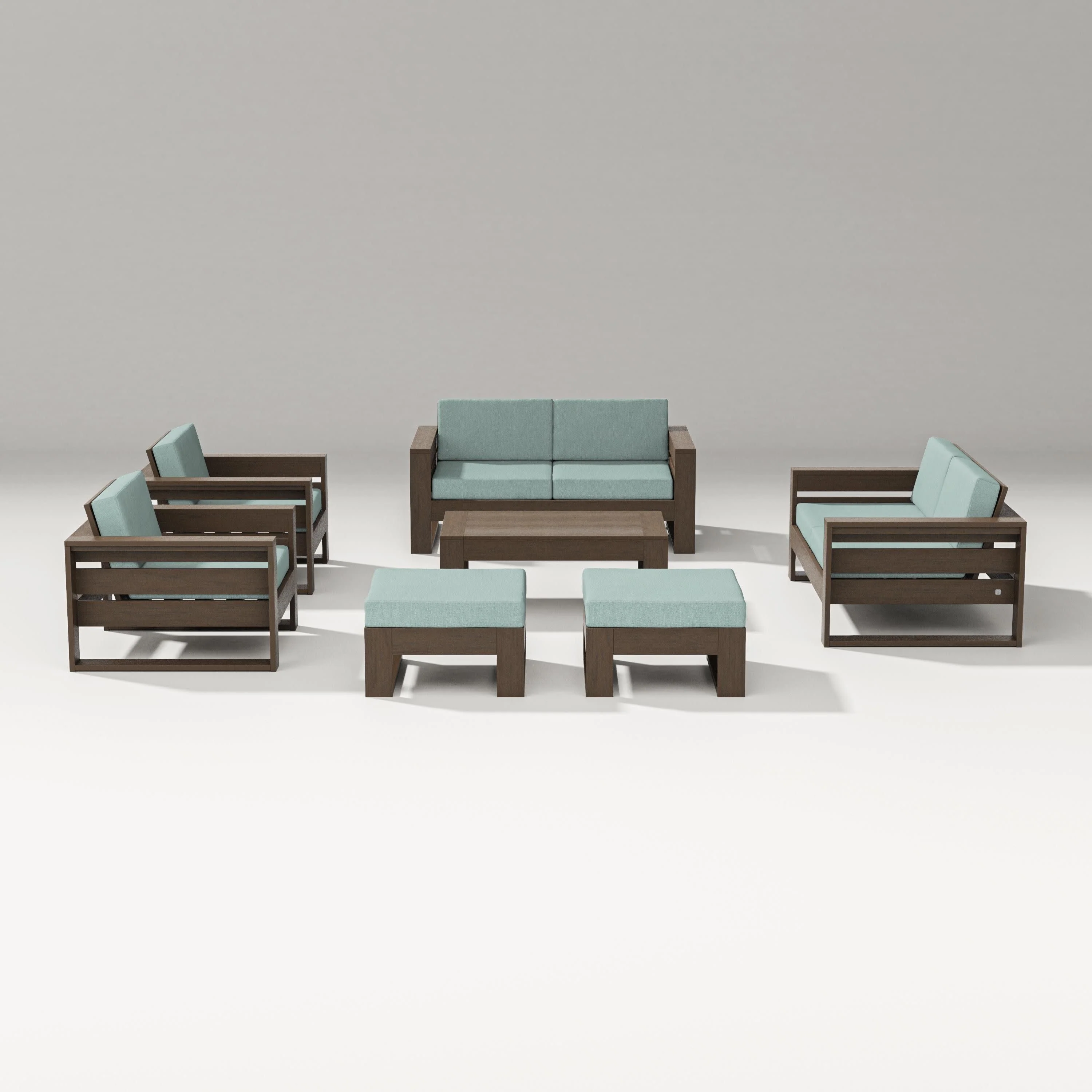 Latitude 7-Piece Lounge Loveseat Set - Image 33