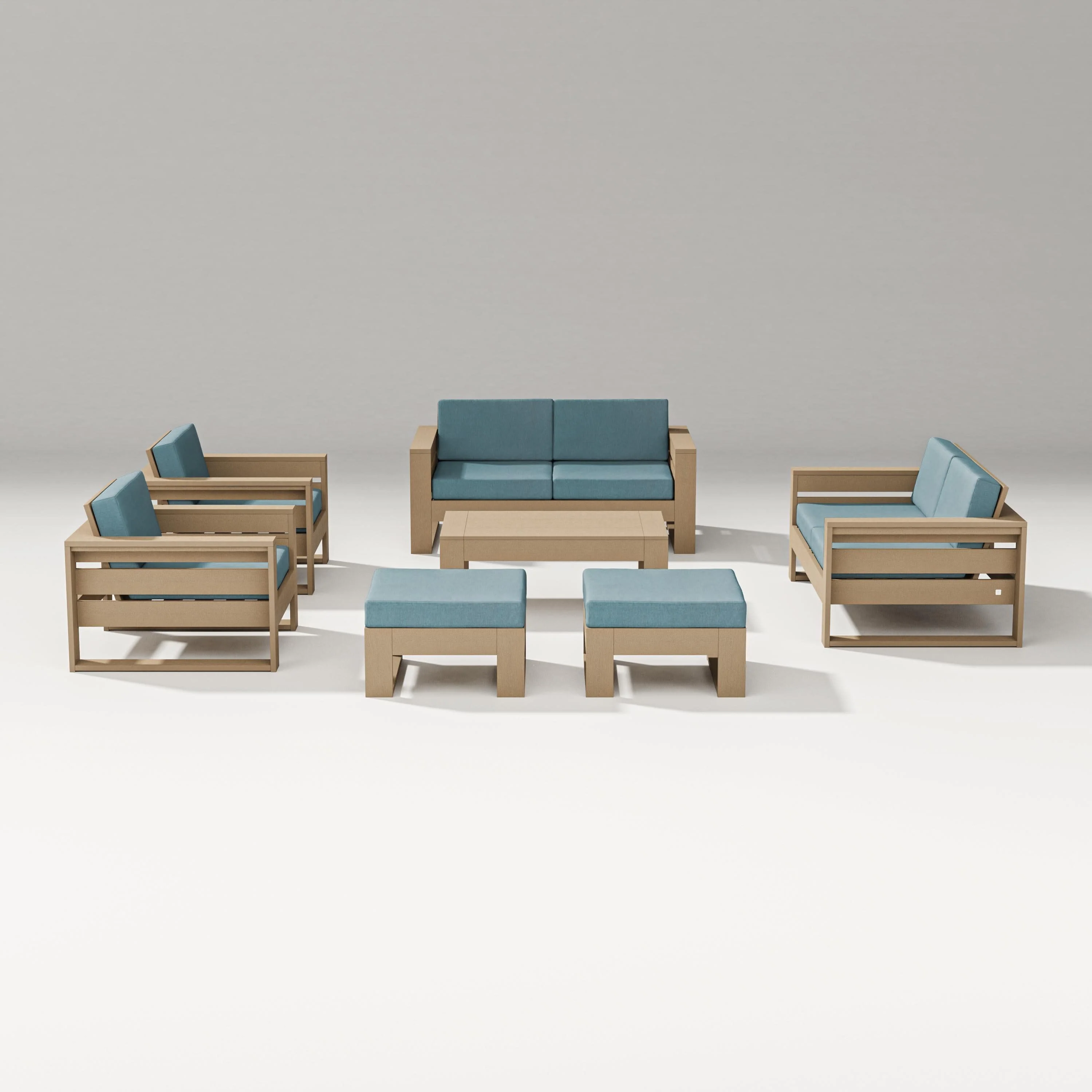 Latitude 7-Piece Lounge Loveseat Set - Image 35