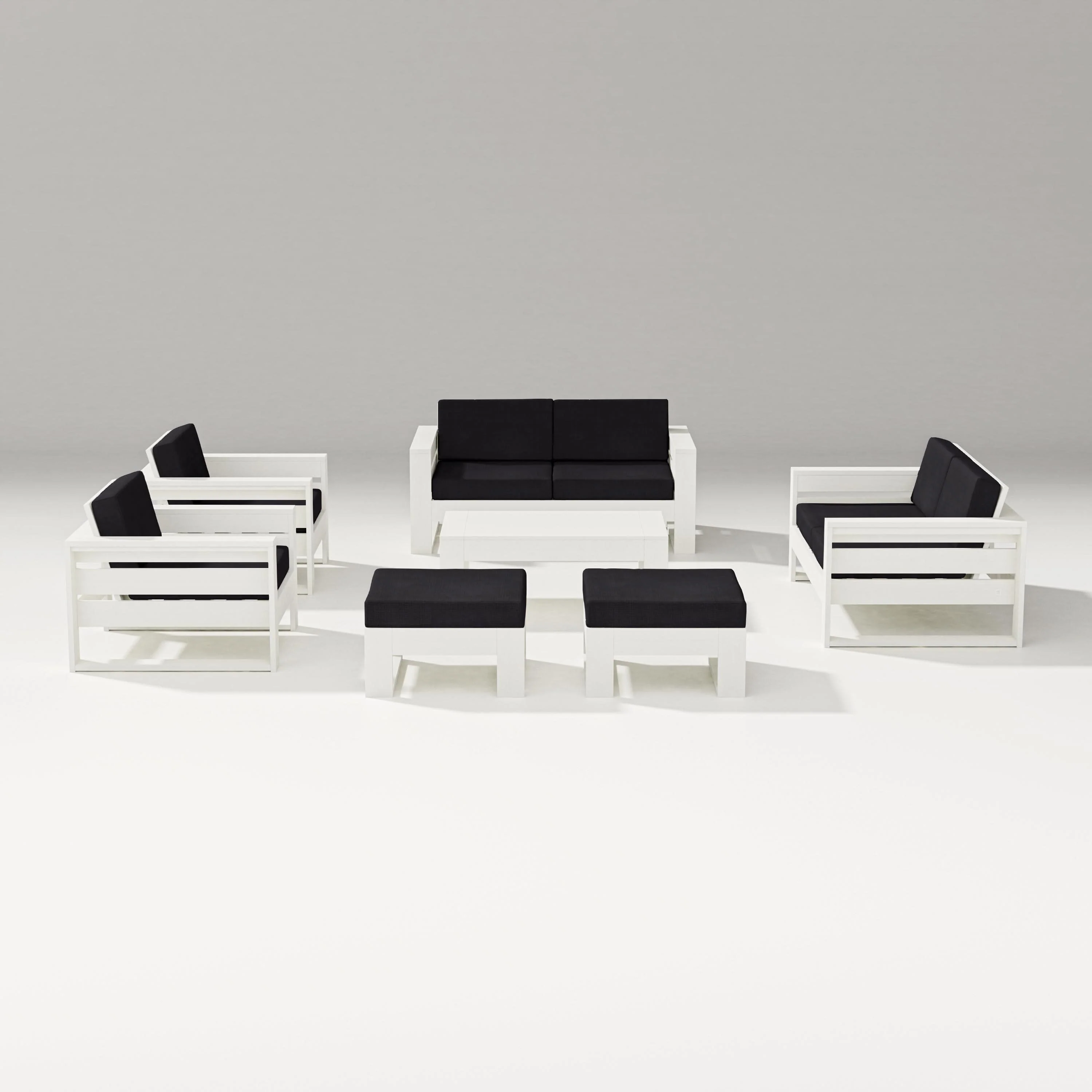 Latitude 7-Piece Lounge Loveseat Set - Image 37