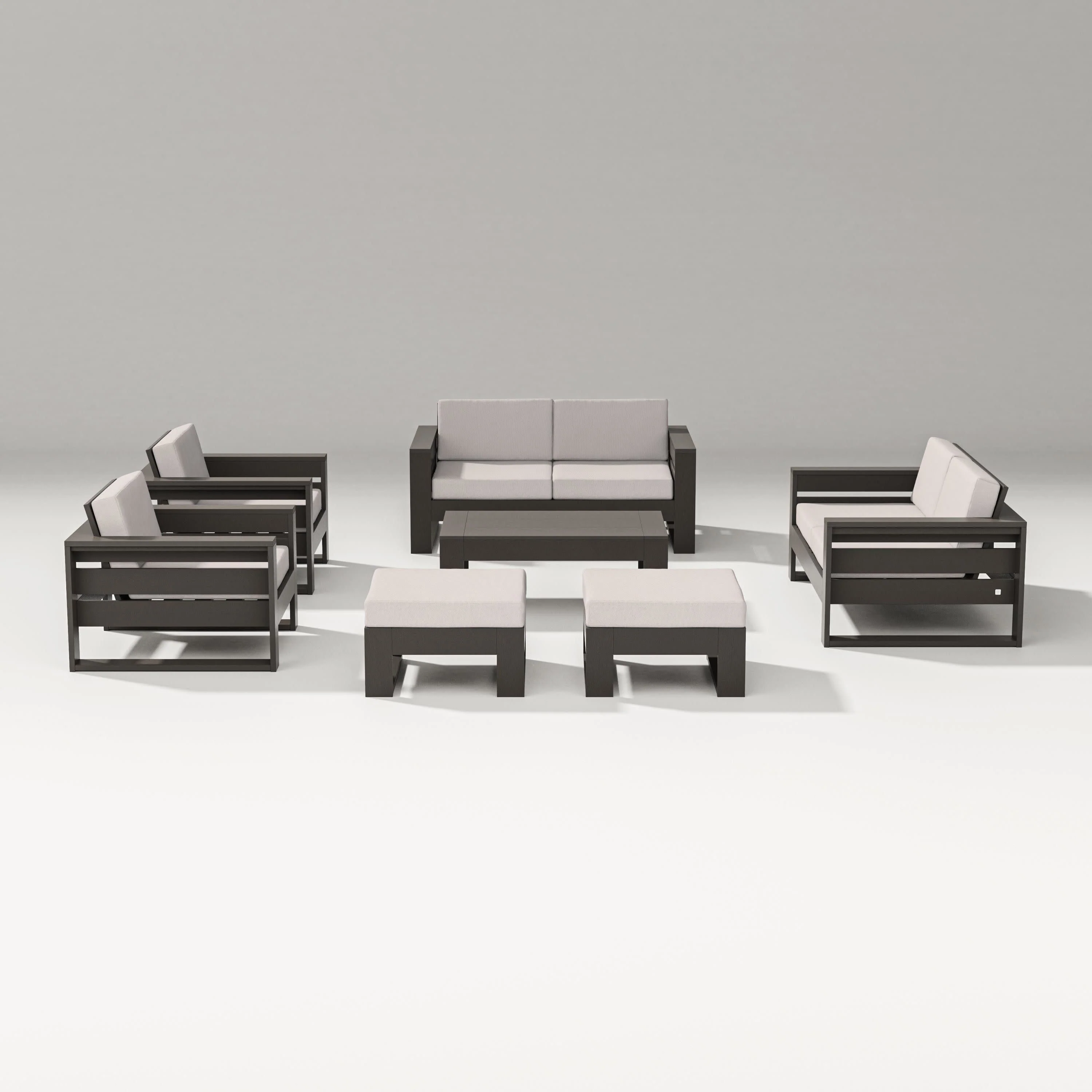 Latitude 7-Piece Lounge Loveseat Set - Image 39