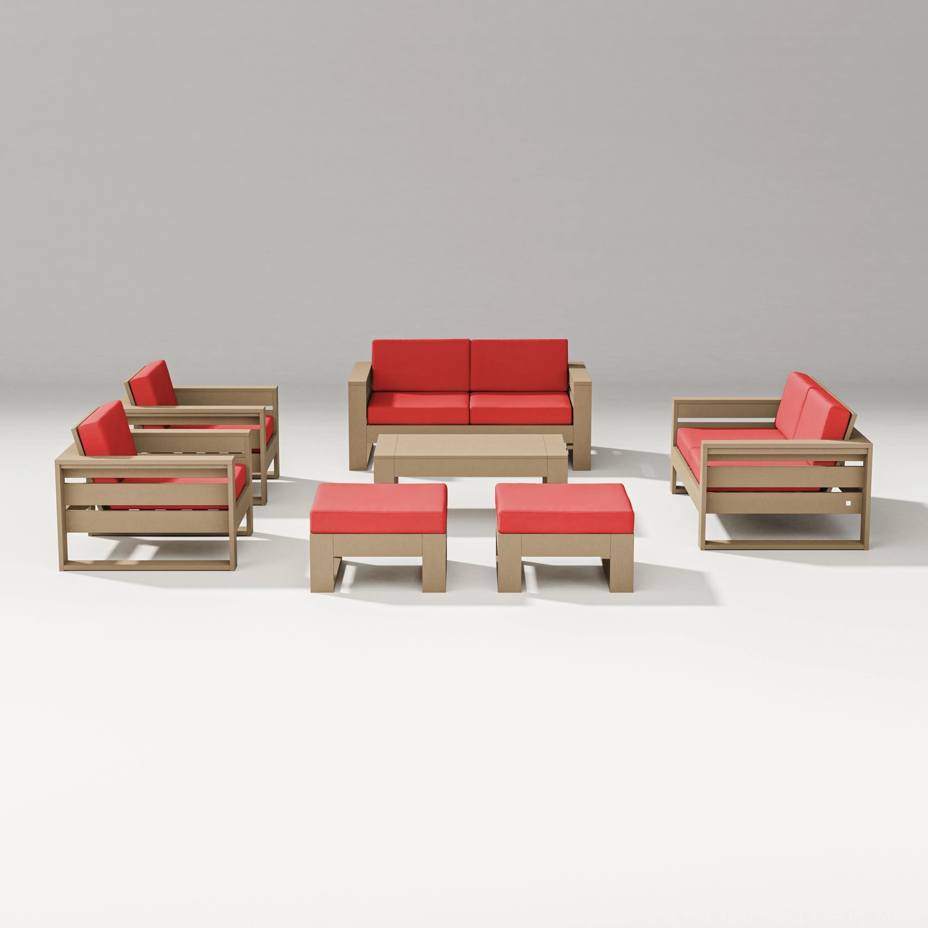 Latitude 7-Piece Lounge Loveseat Set - Image 4