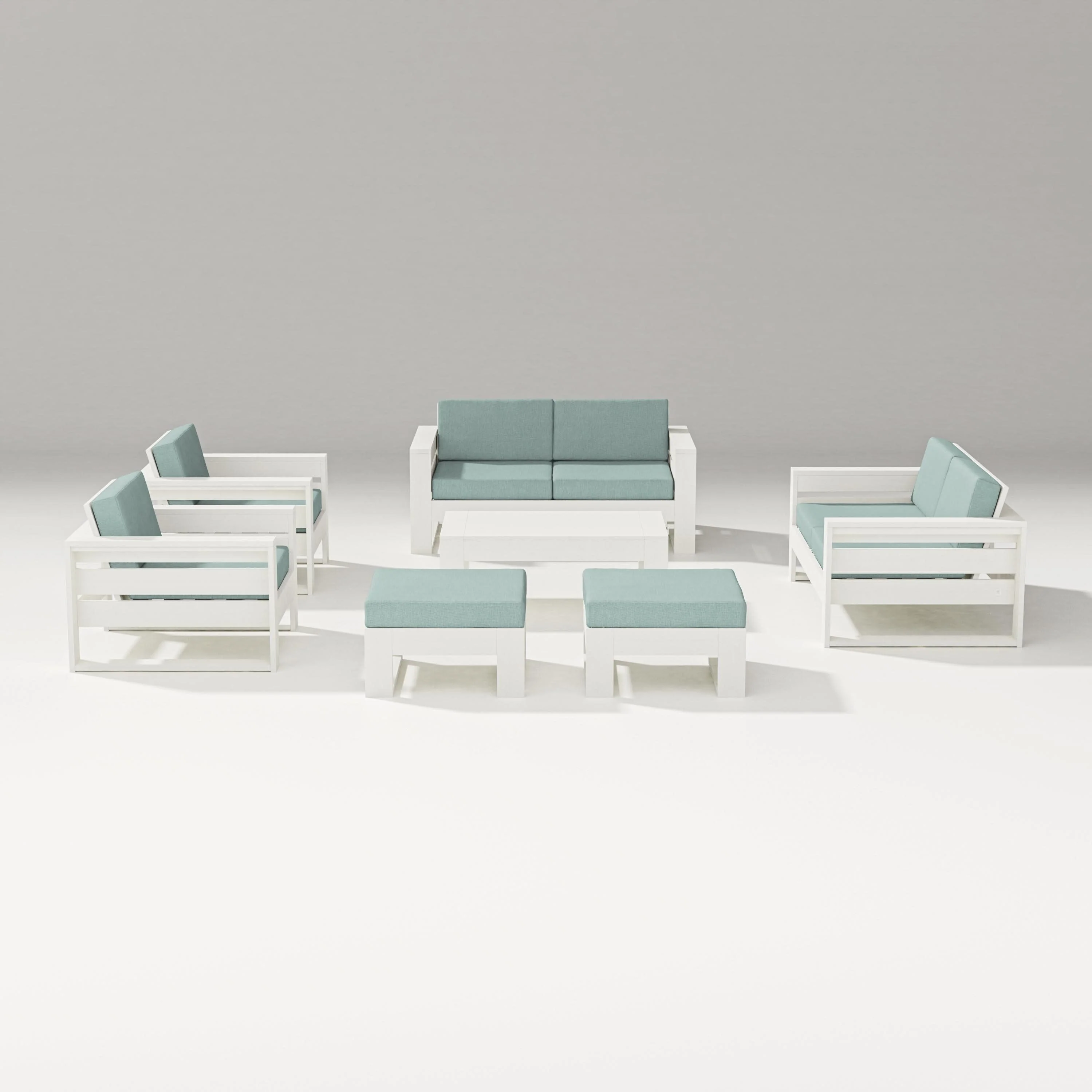 Latitude 7-Piece Lounge Loveseat Set - Image 40
