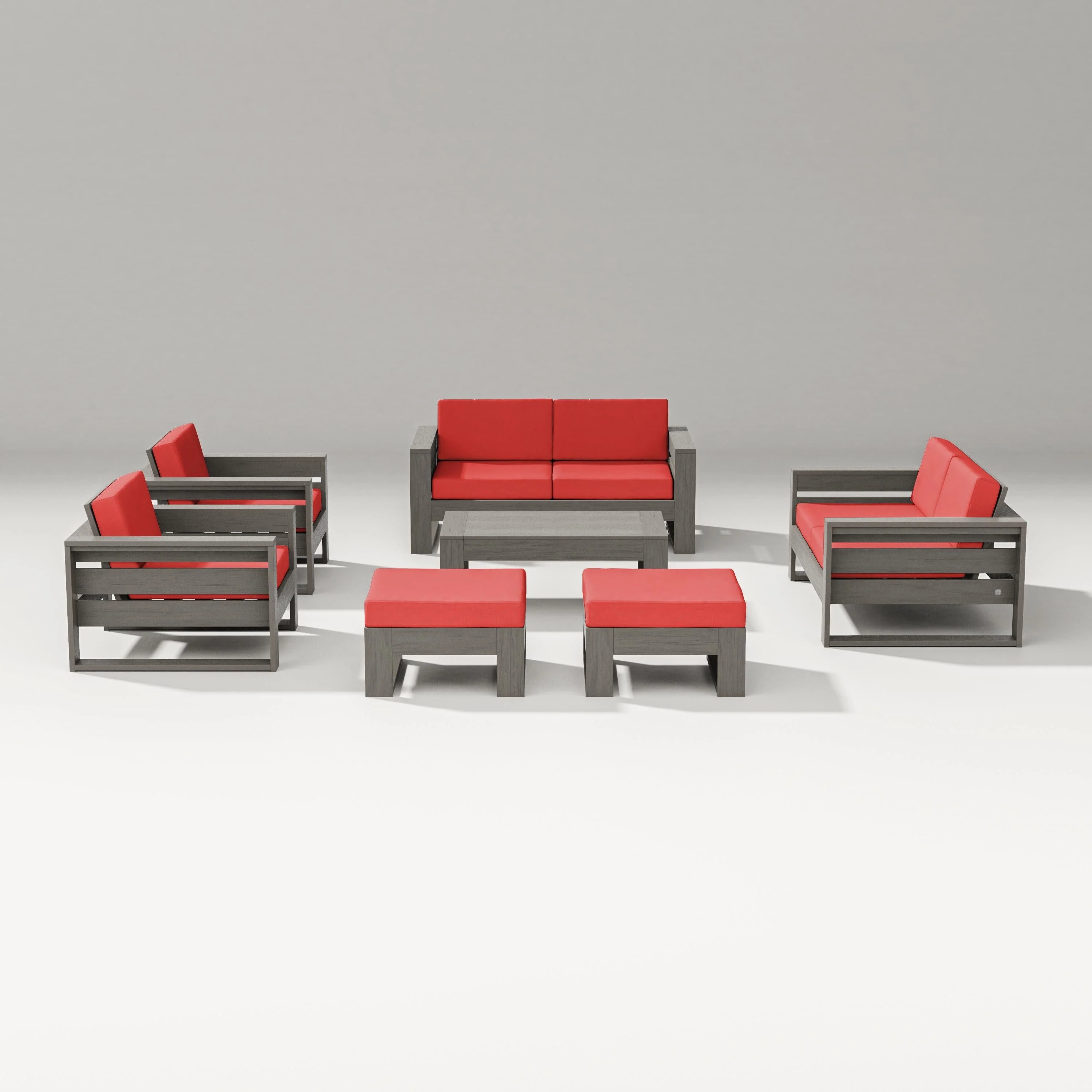 Latitude 7-Piece Lounge Loveseat Set - Image 43