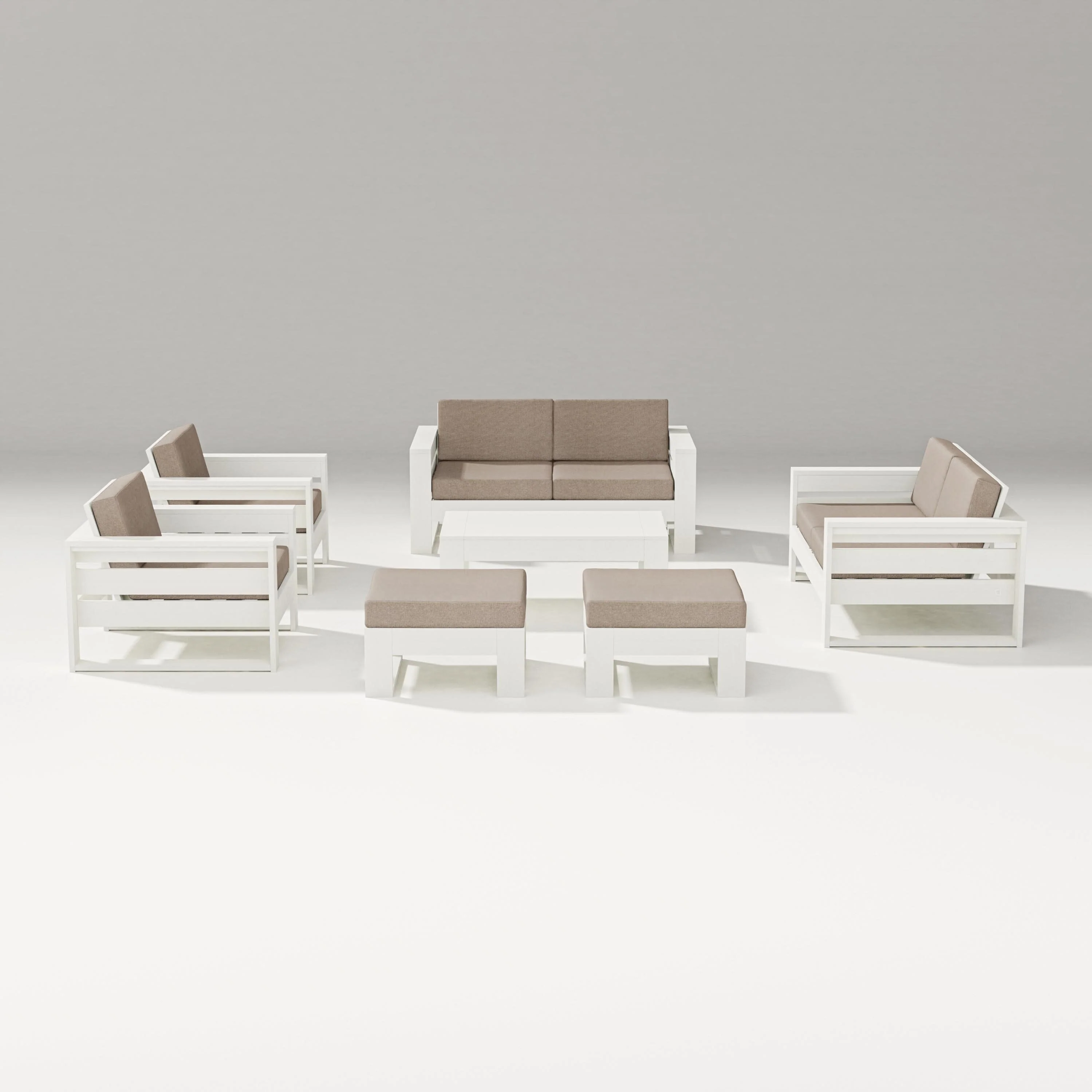 Latitude 7-Piece Lounge Loveseat Set - Image 44
