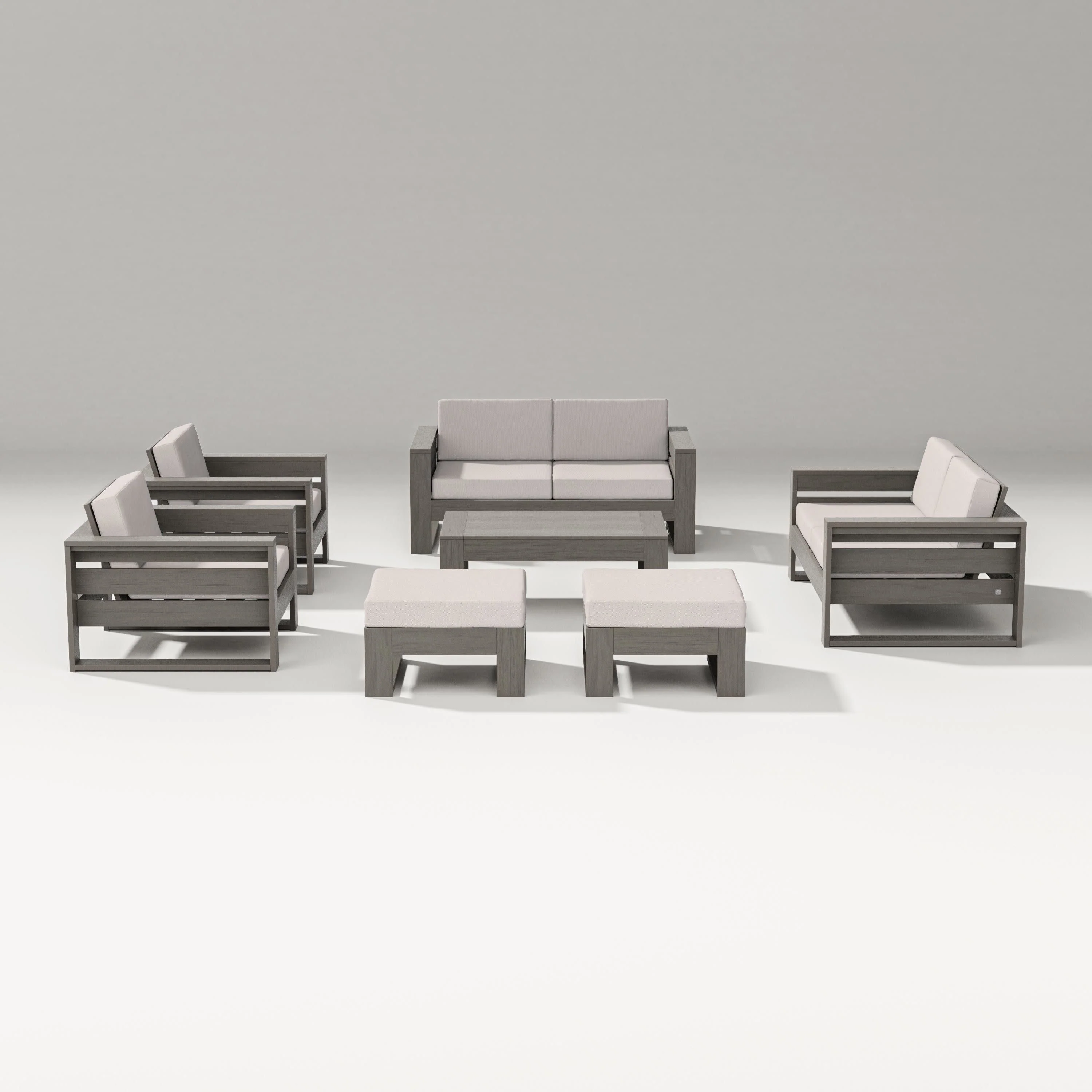 Latitude 7-Piece Lounge Loveseat Set - Image 45
