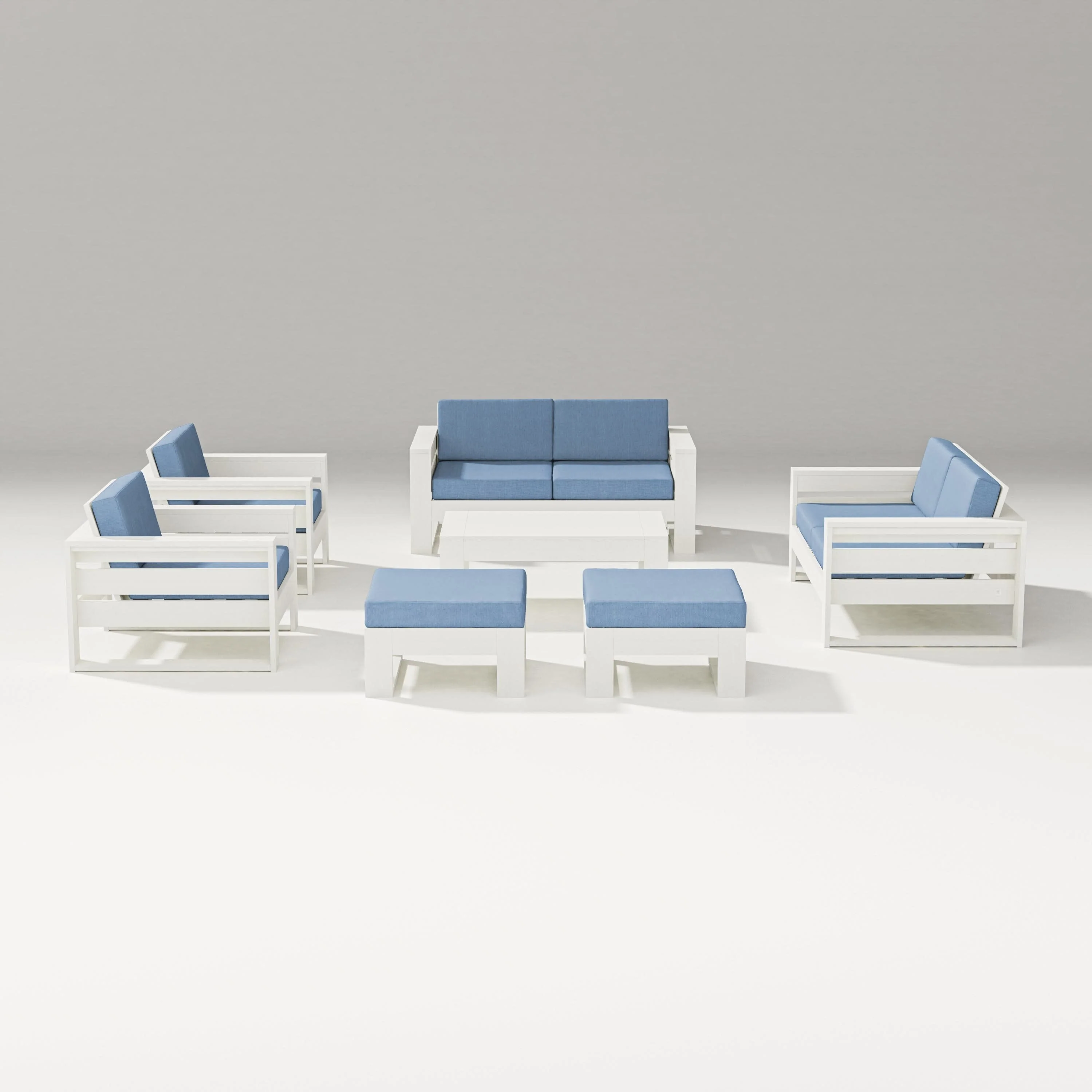 Latitude 7-Piece Lounge Loveseat Set - Image 48