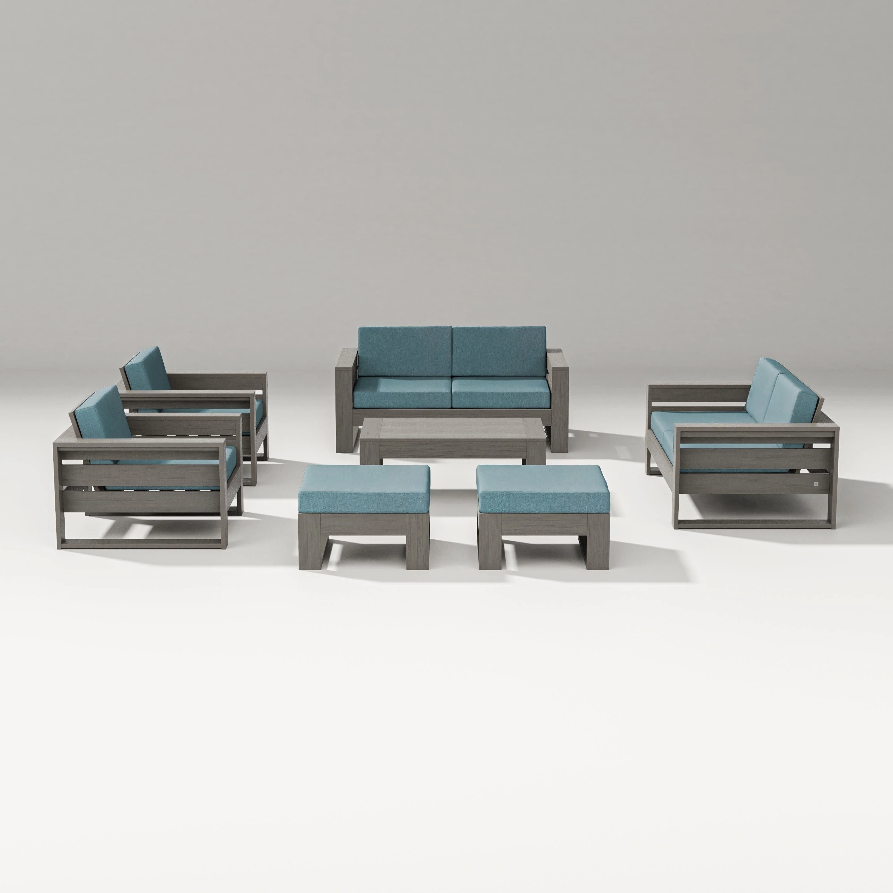 Latitude 7-Piece Lounge Loveseat Set - Image 5