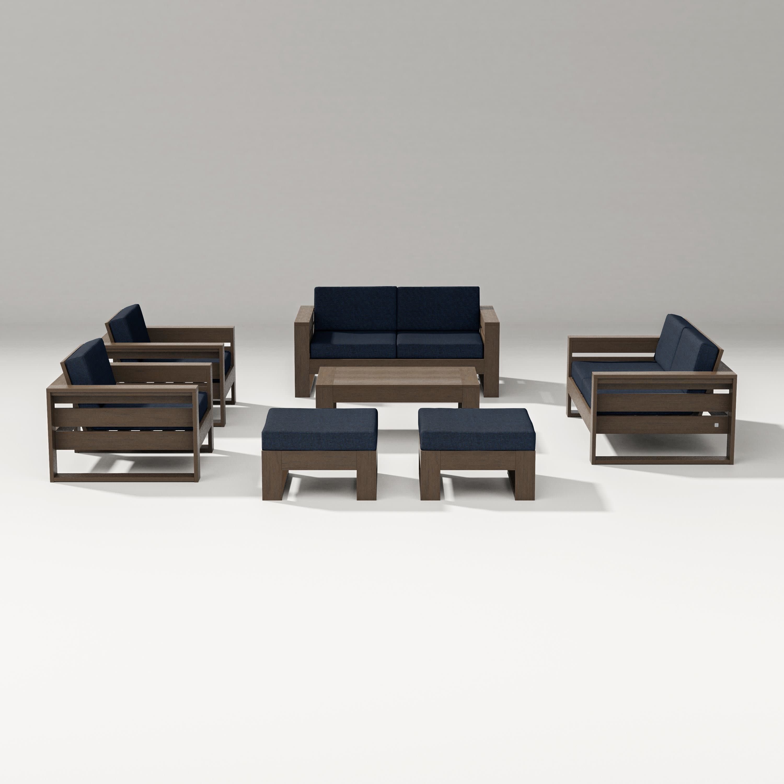Latitude 7-Piece Lounge Loveseat Set - Image 50