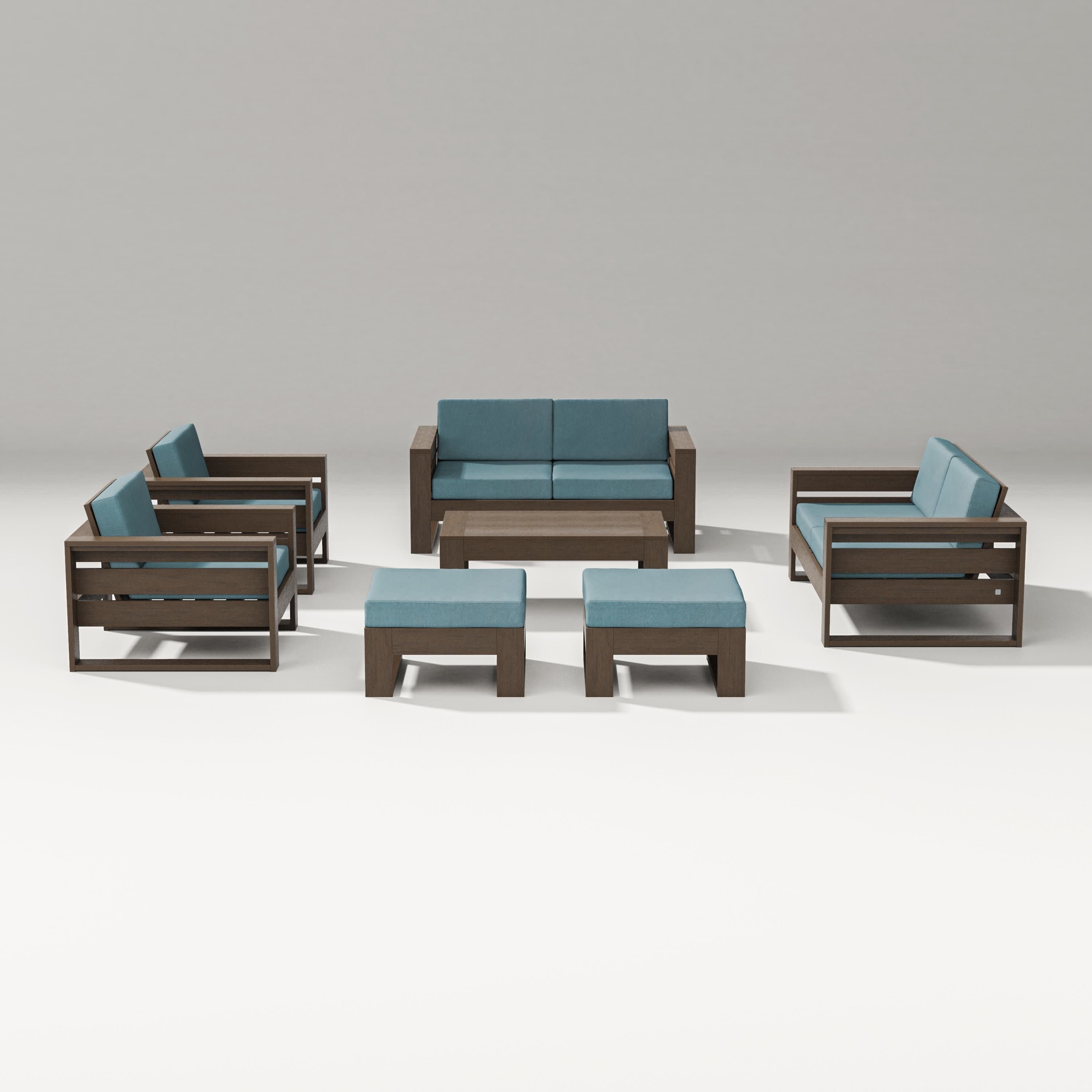 Latitude 7-Piece Lounge Loveseat Set - Image 51