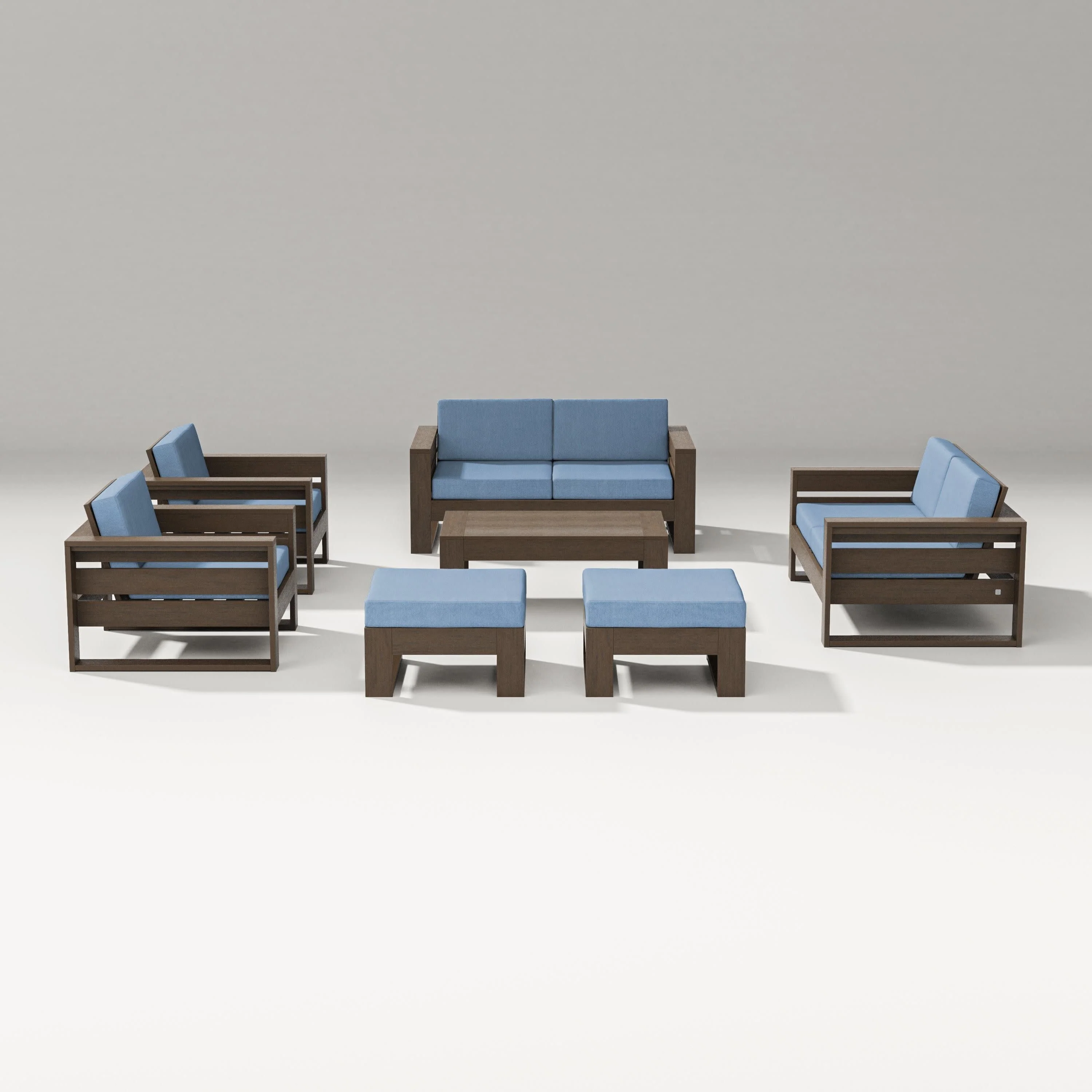 Latitude 7-Piece Lounge Loveseat Set - Image 59
