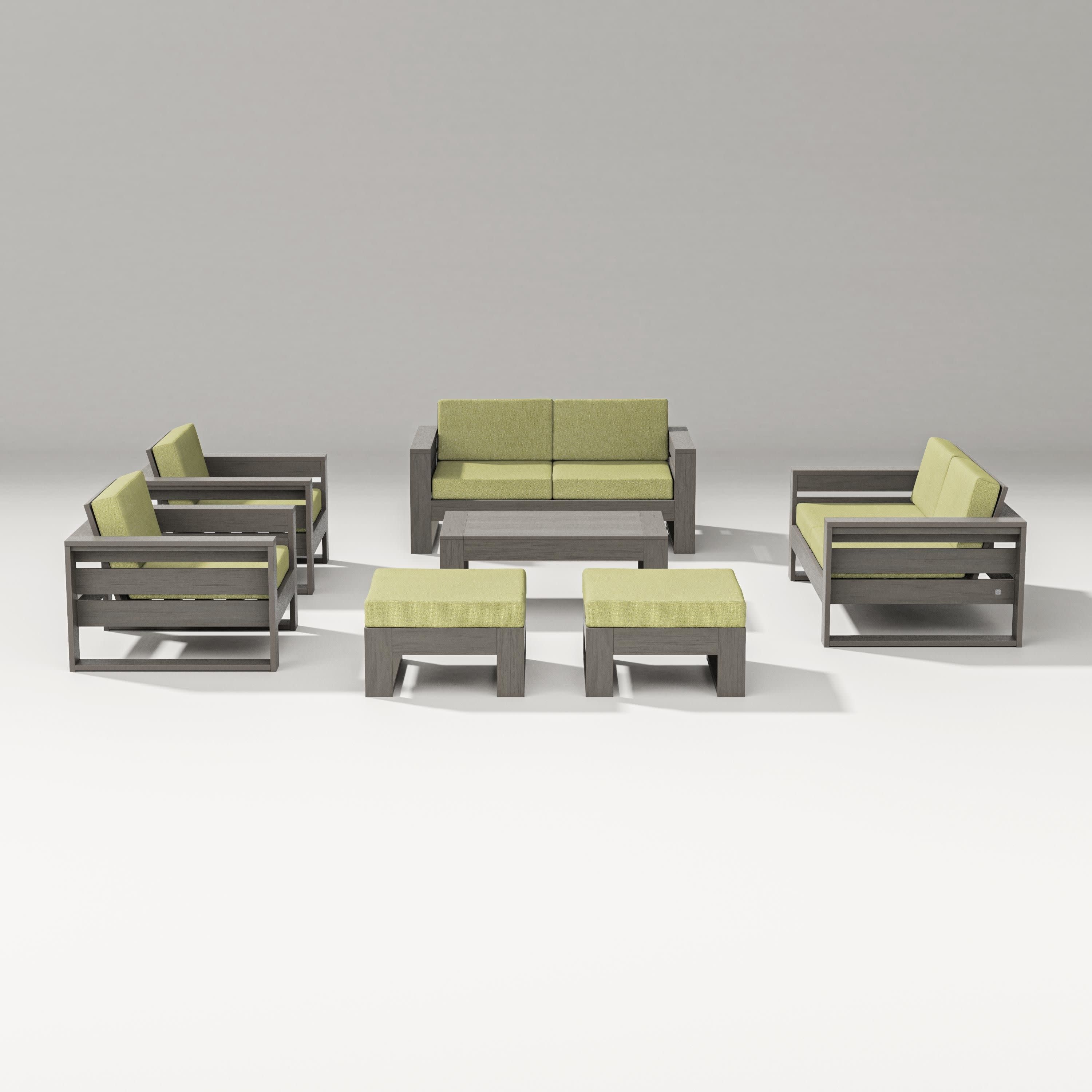 Latitude 7-Piece Lounge Loveseat Set - Image 6