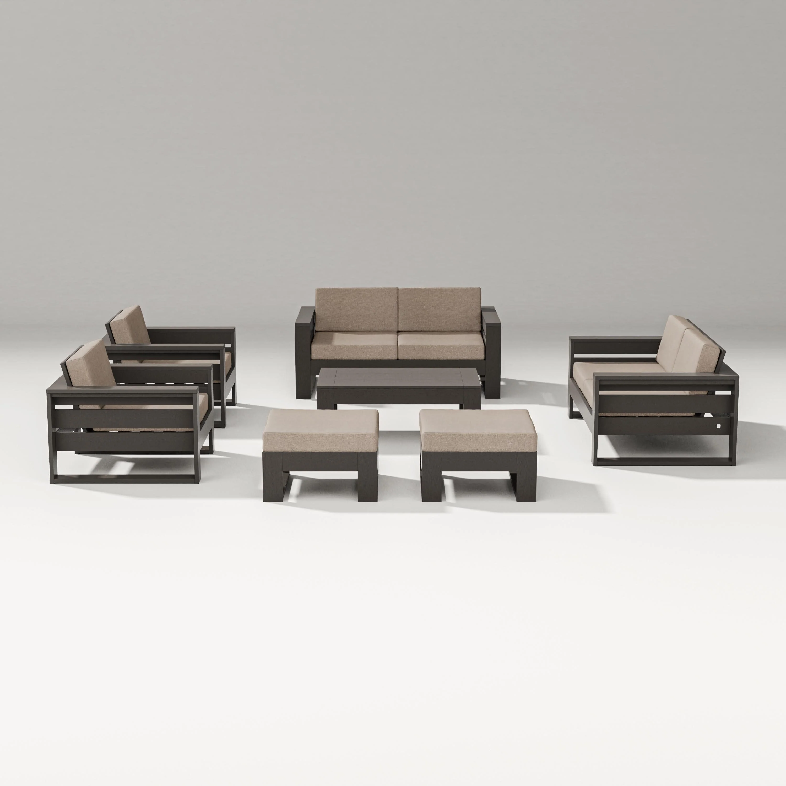 Latitude 7-Piece Lounge Loveseat Set - Image 60