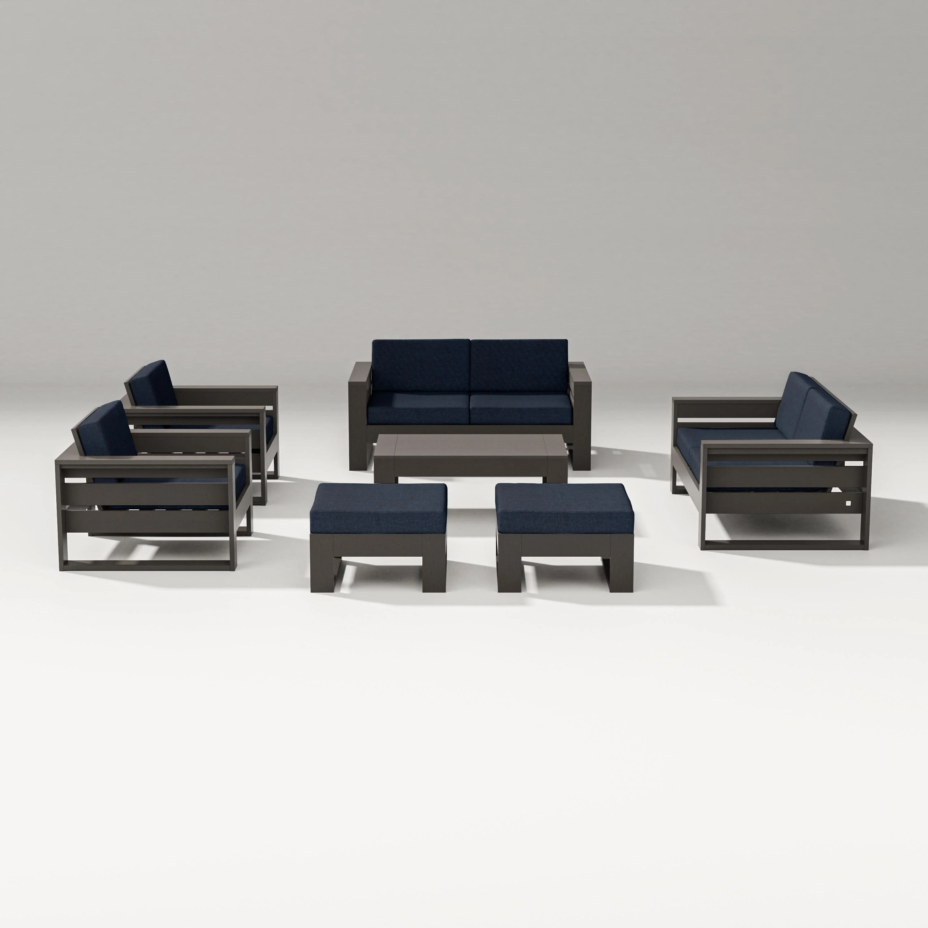 Latitude 7-Piece Lounge Loveseat Set - Image 63