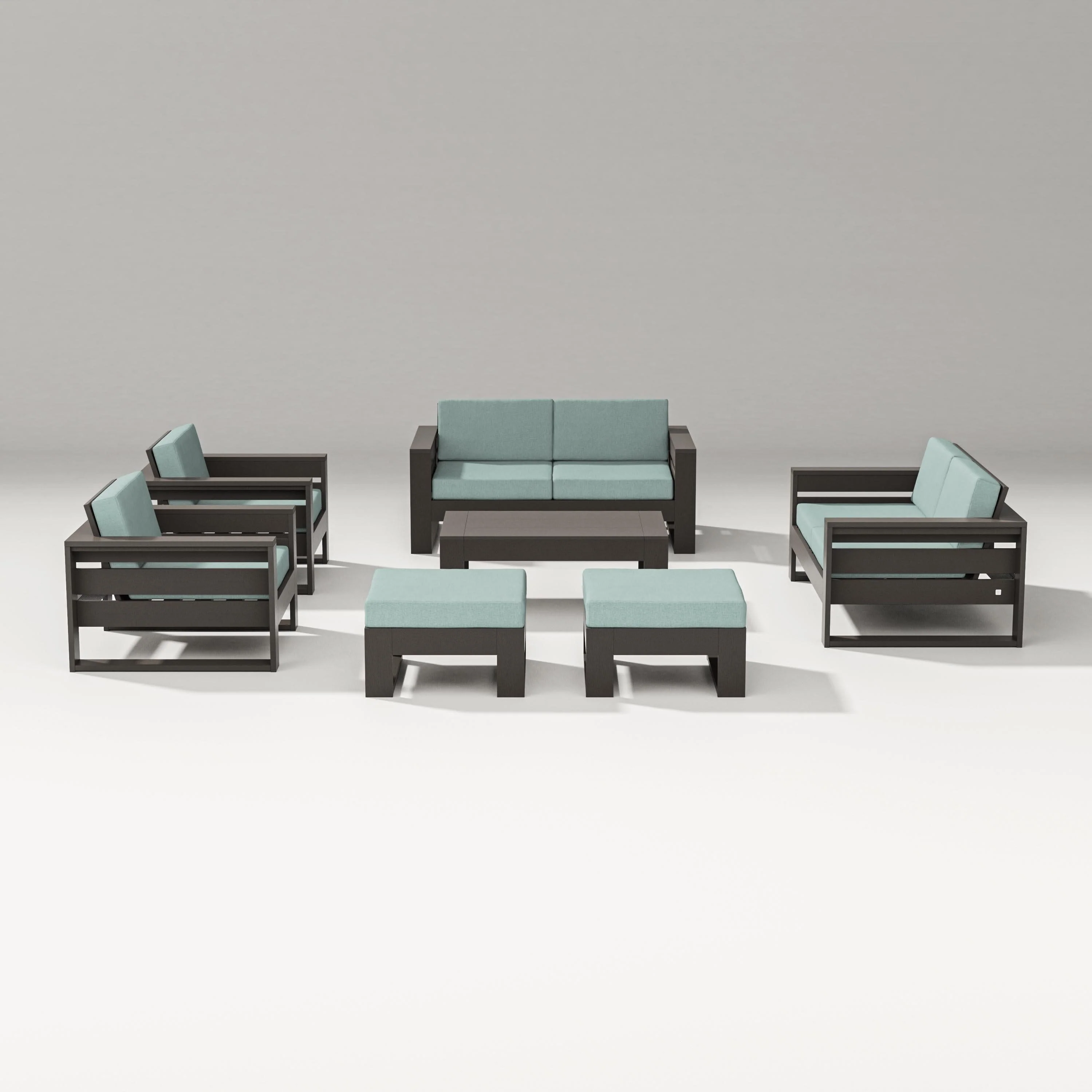 Latitude 7-Piece Lounge Loveseat Set - Image 67