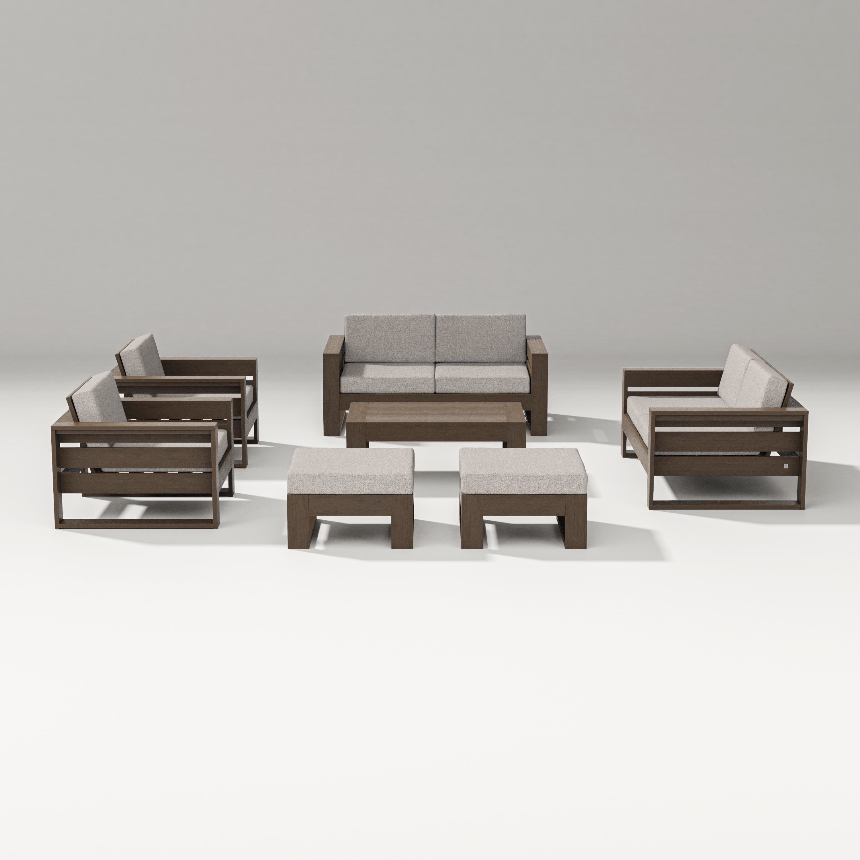 Latitude 7-Piece Lounge Loveseat Set - Image 68
