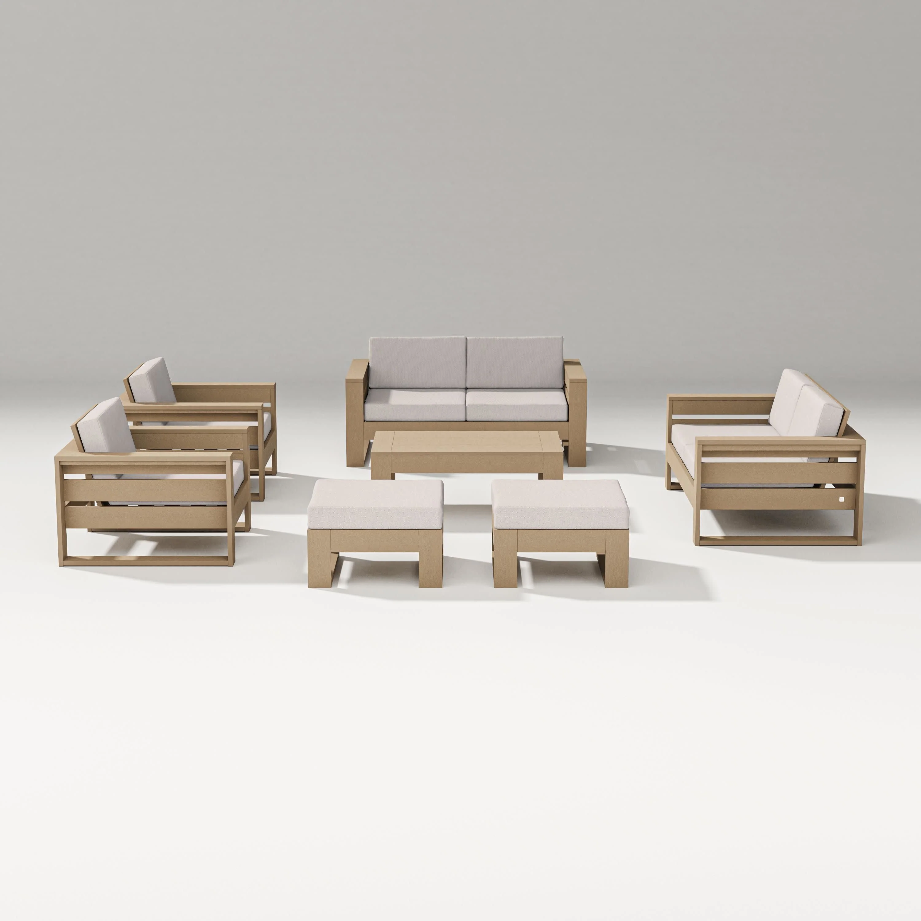 Latitude 7-Piece Lounge Loveseat Set - Image 7