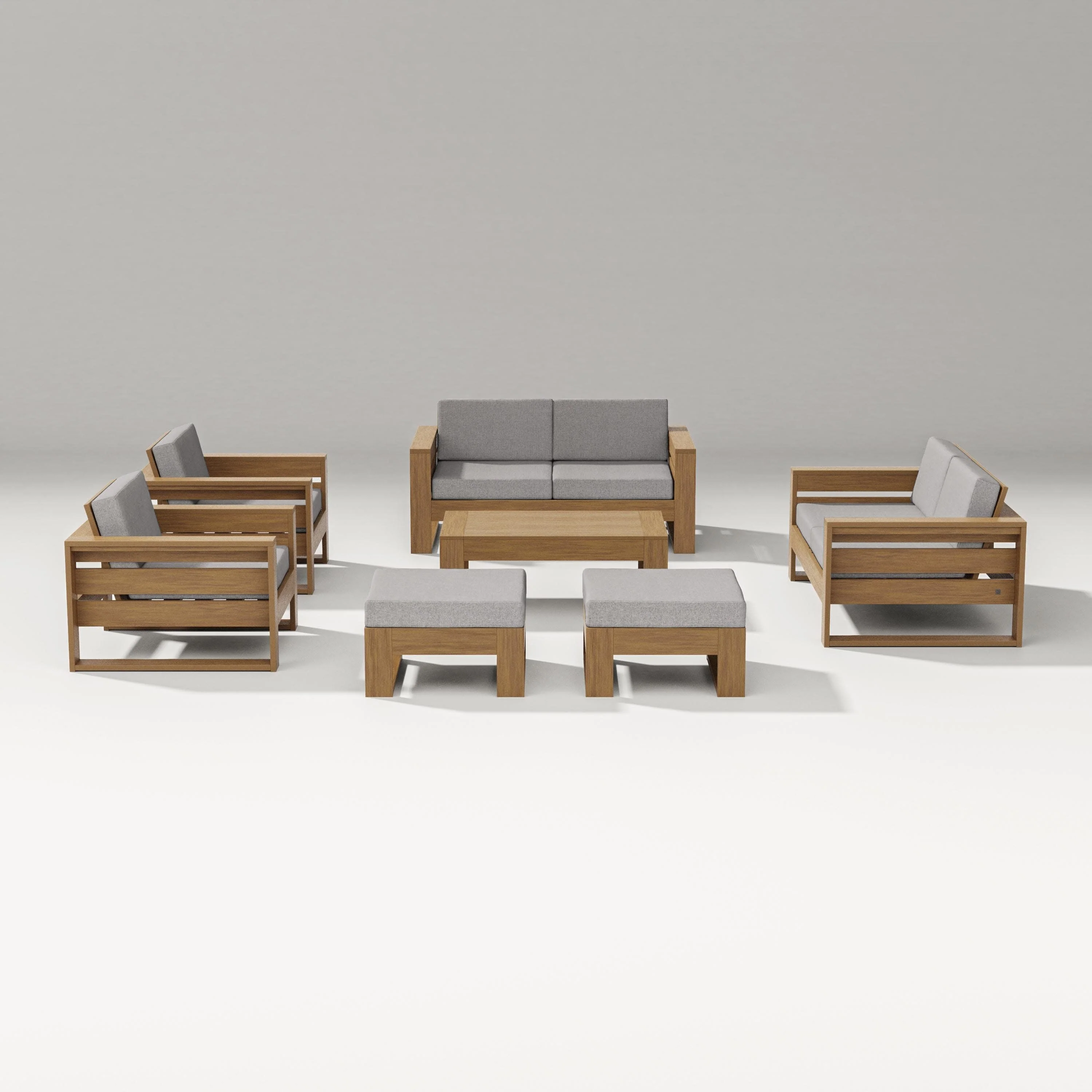 Latitude 7-Piece Lounge Loveseat Set - Image 71