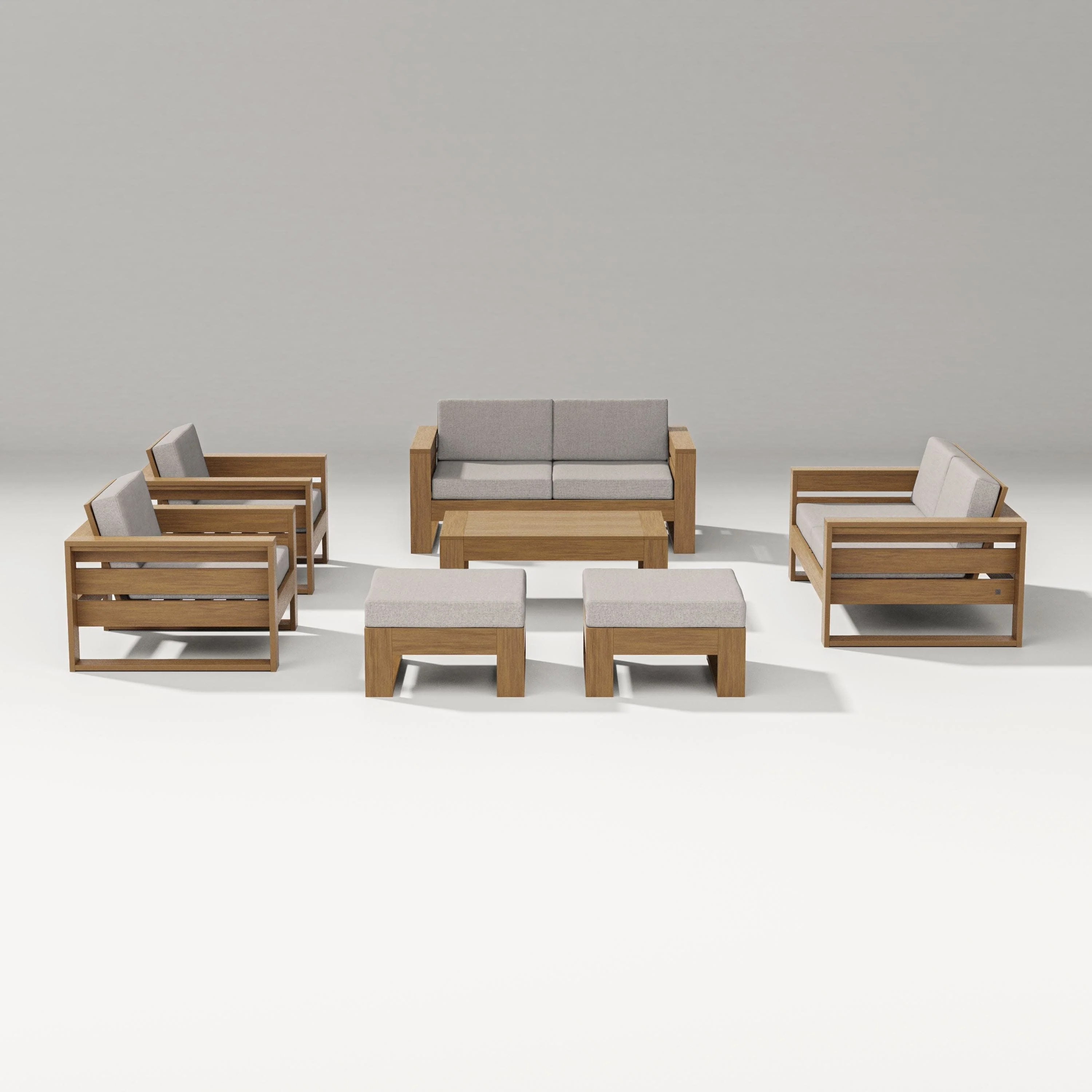 Latitude 7-Piece Lounge Loveseat Set - Image 72