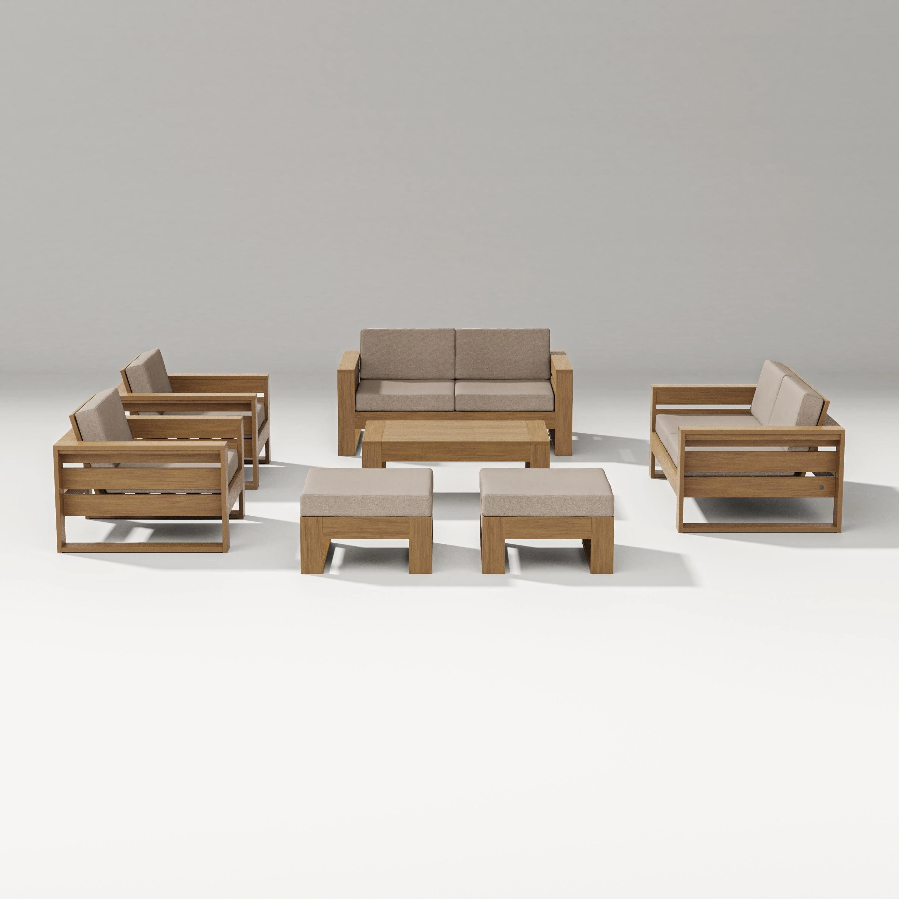 Latitude 7-Piece Lounge Loveseat Set - Image 76