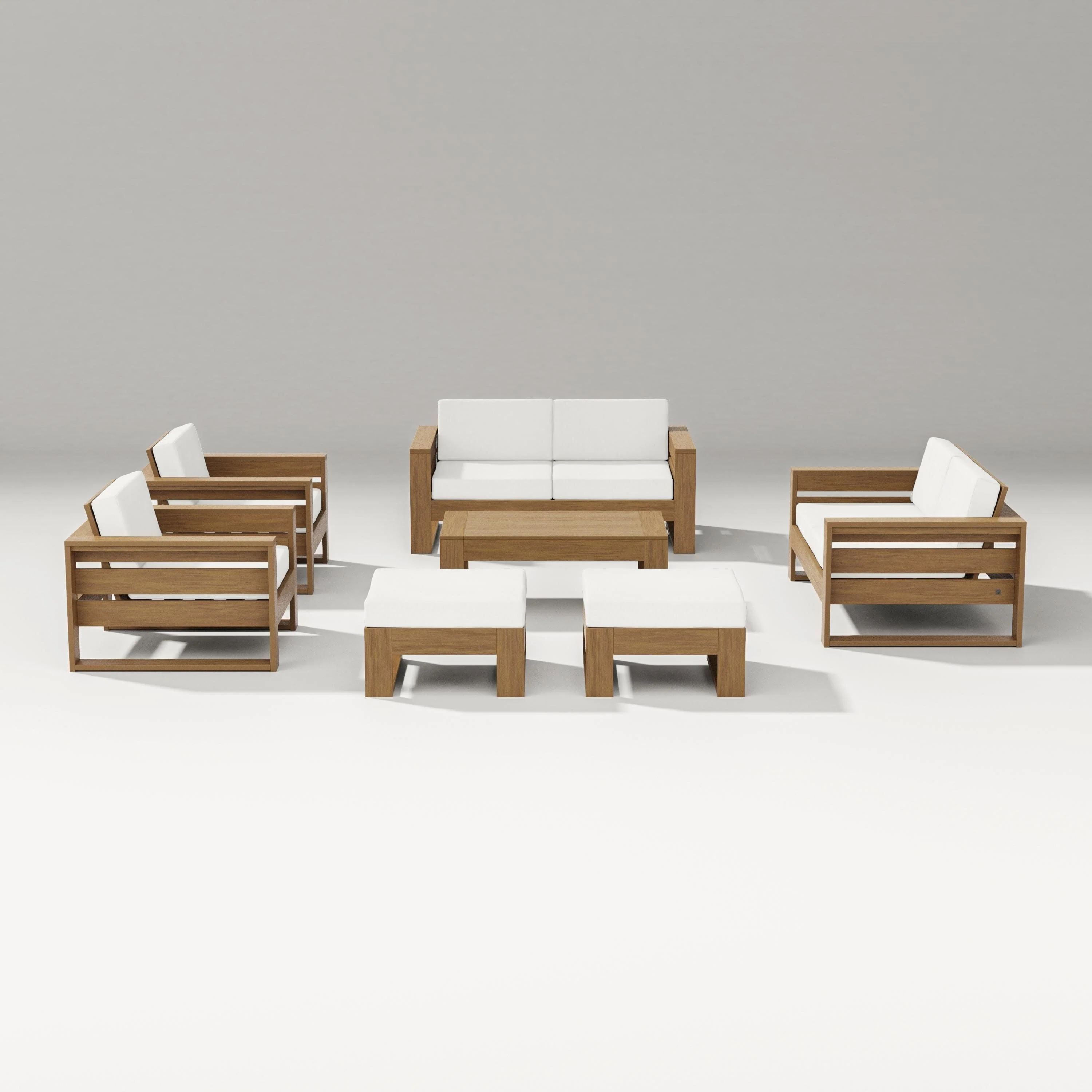 Latitude 7-Piece Lounge Loveseat Set - Image 77