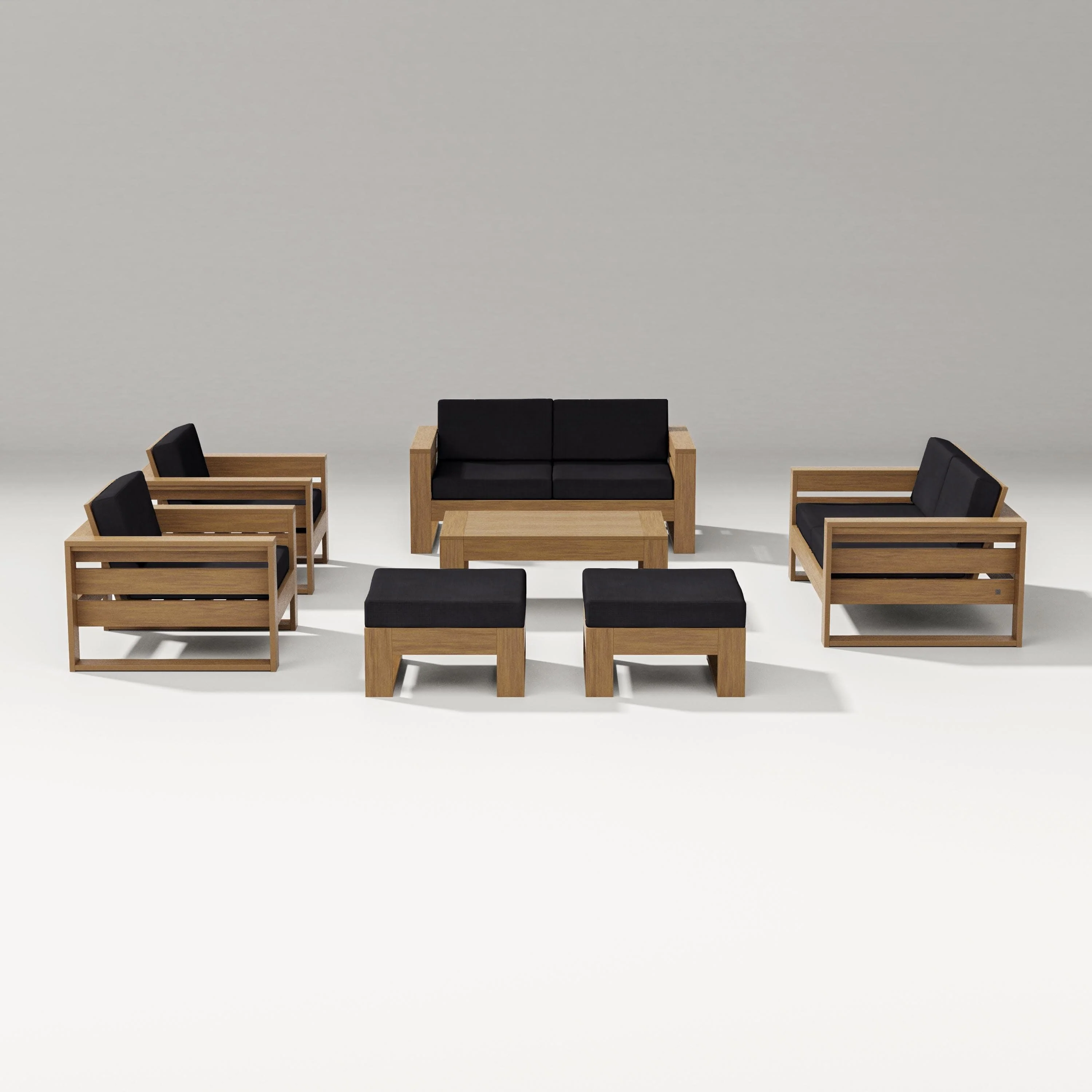Latitude 7-Piece Lounge Loveseat Set - Image 78