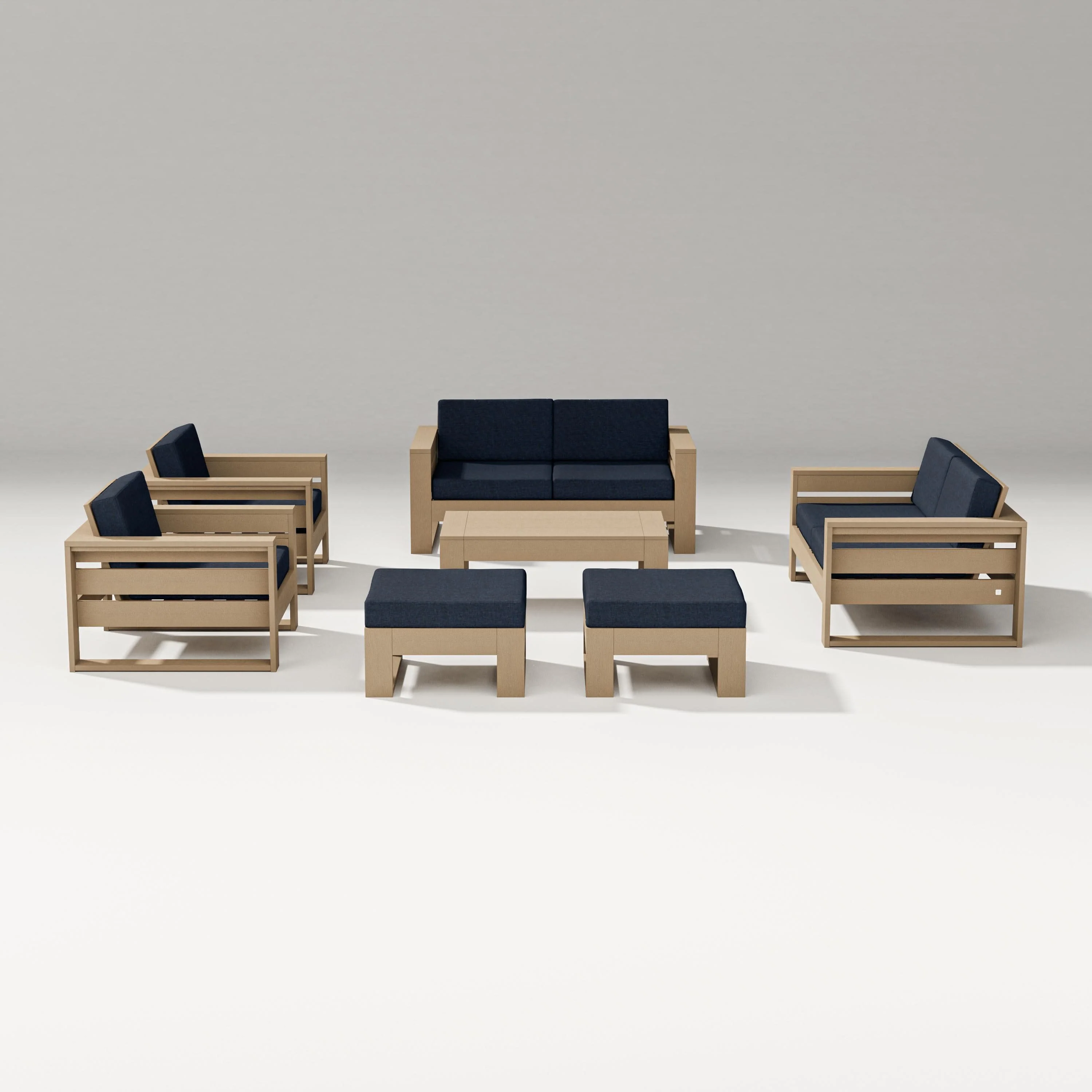 Latitude 7-Piece Lounge Loveseat Set - Image 8