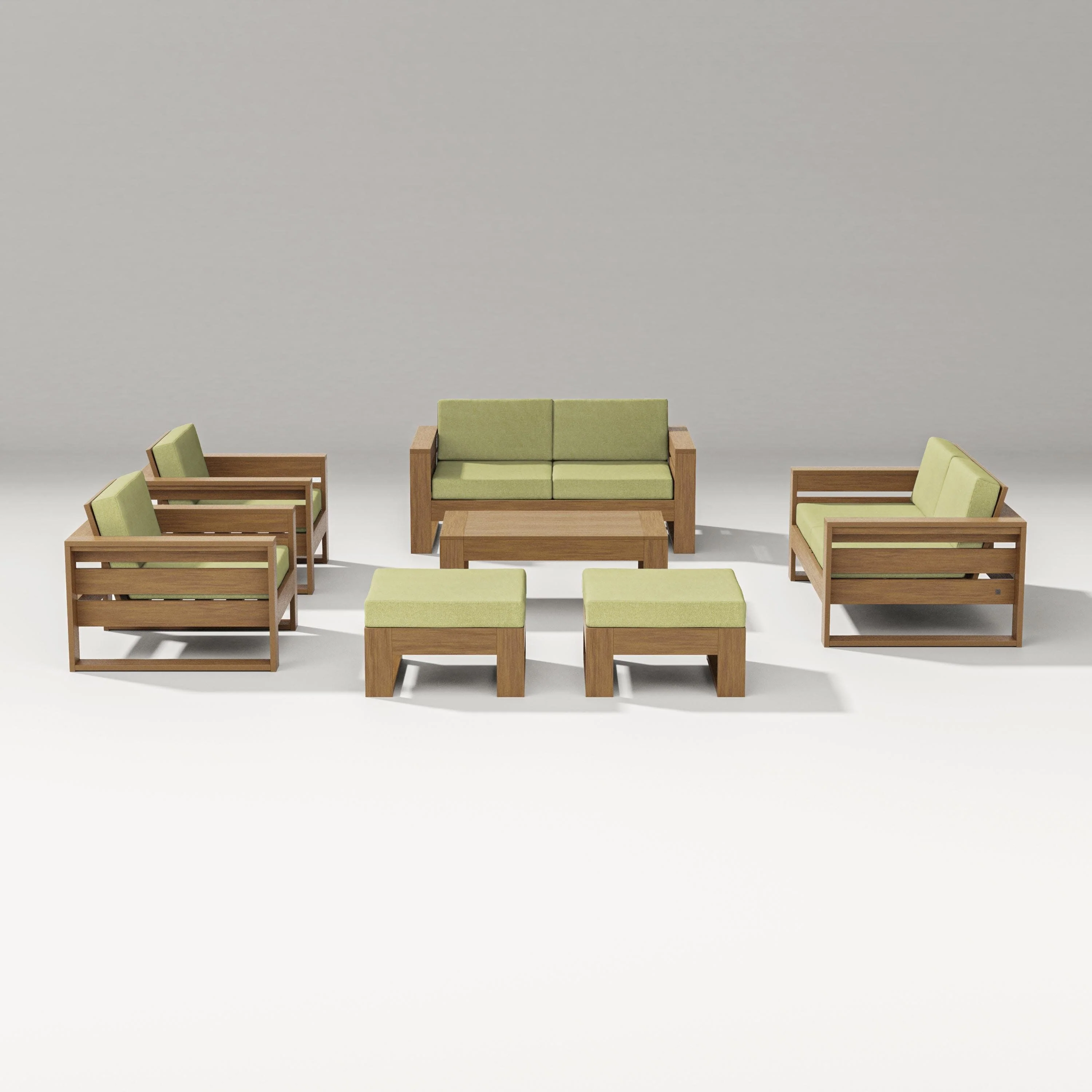 Latitude 7-Piece Lounge Loveseat Set - Image 82