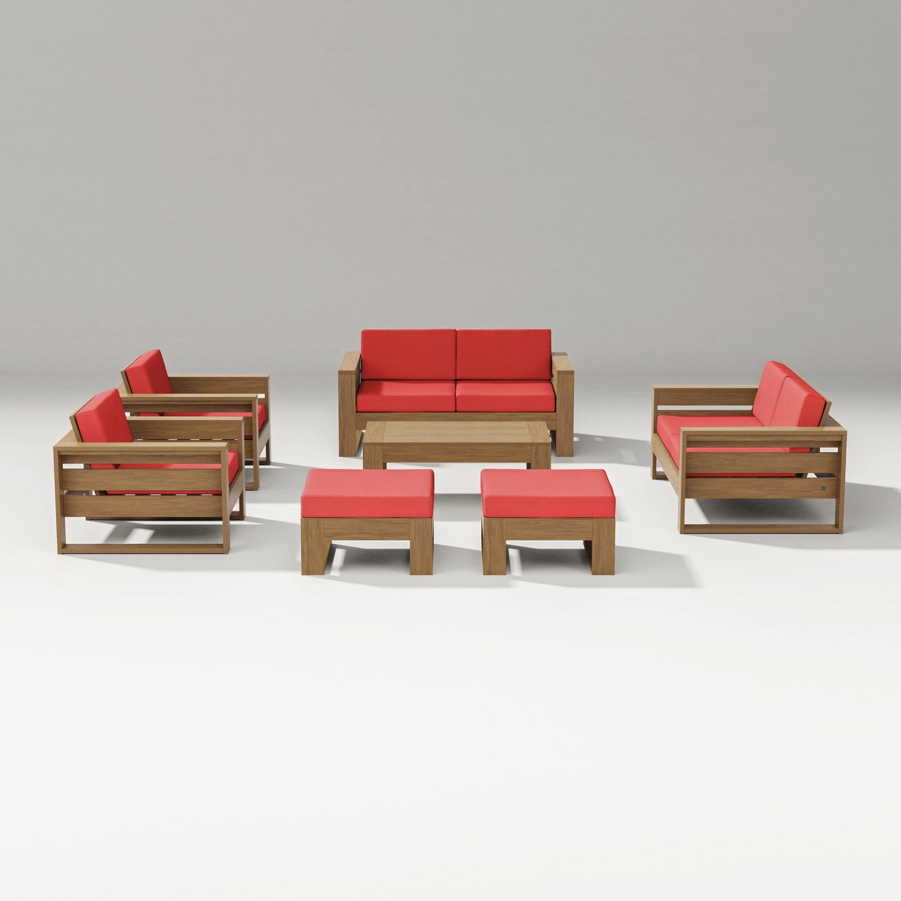 Latitude 7-Piece Lounge Loveseat Set - Image 84