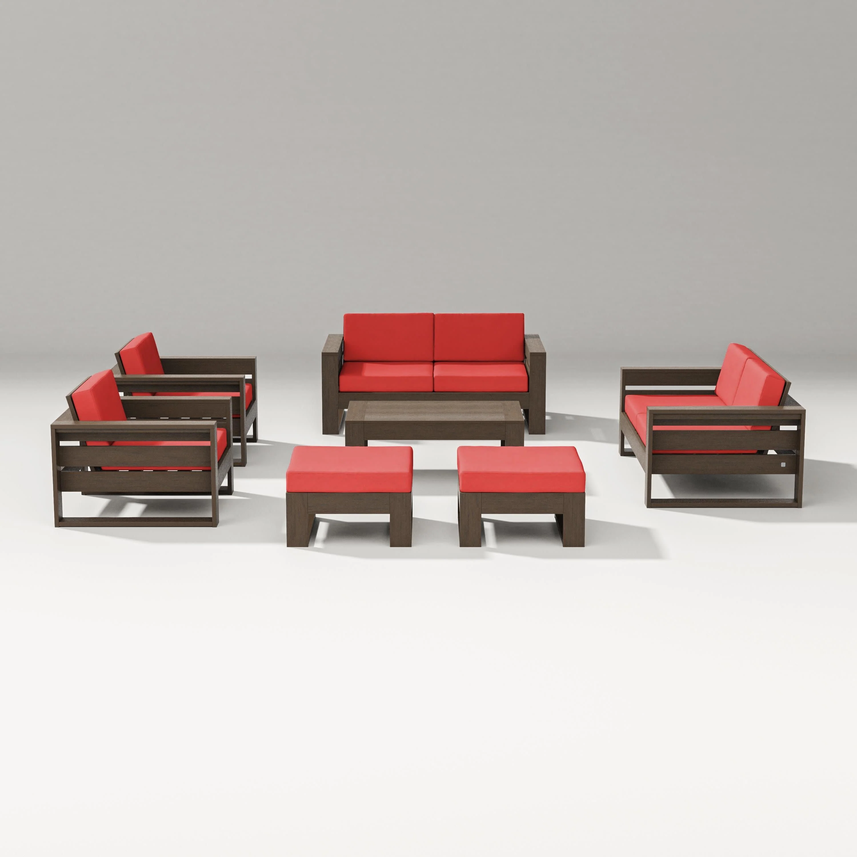 Latitude 7-Piece Lounge Loveseat Set - Image 9