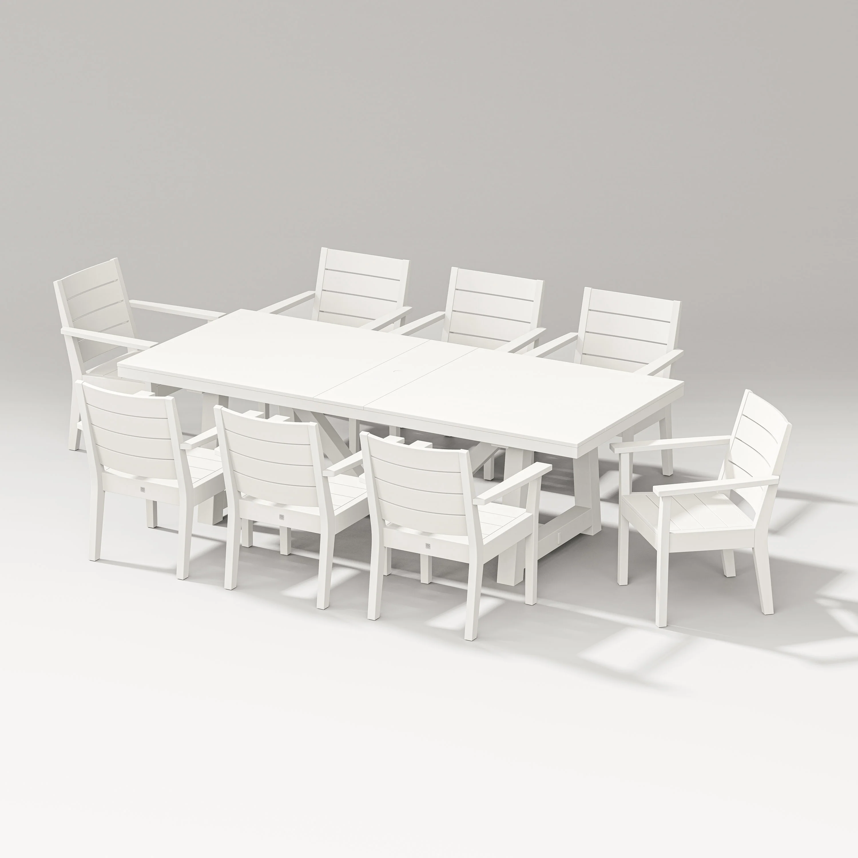 Latitude 9-Piece A-Frame Table Dining Set - Image 4