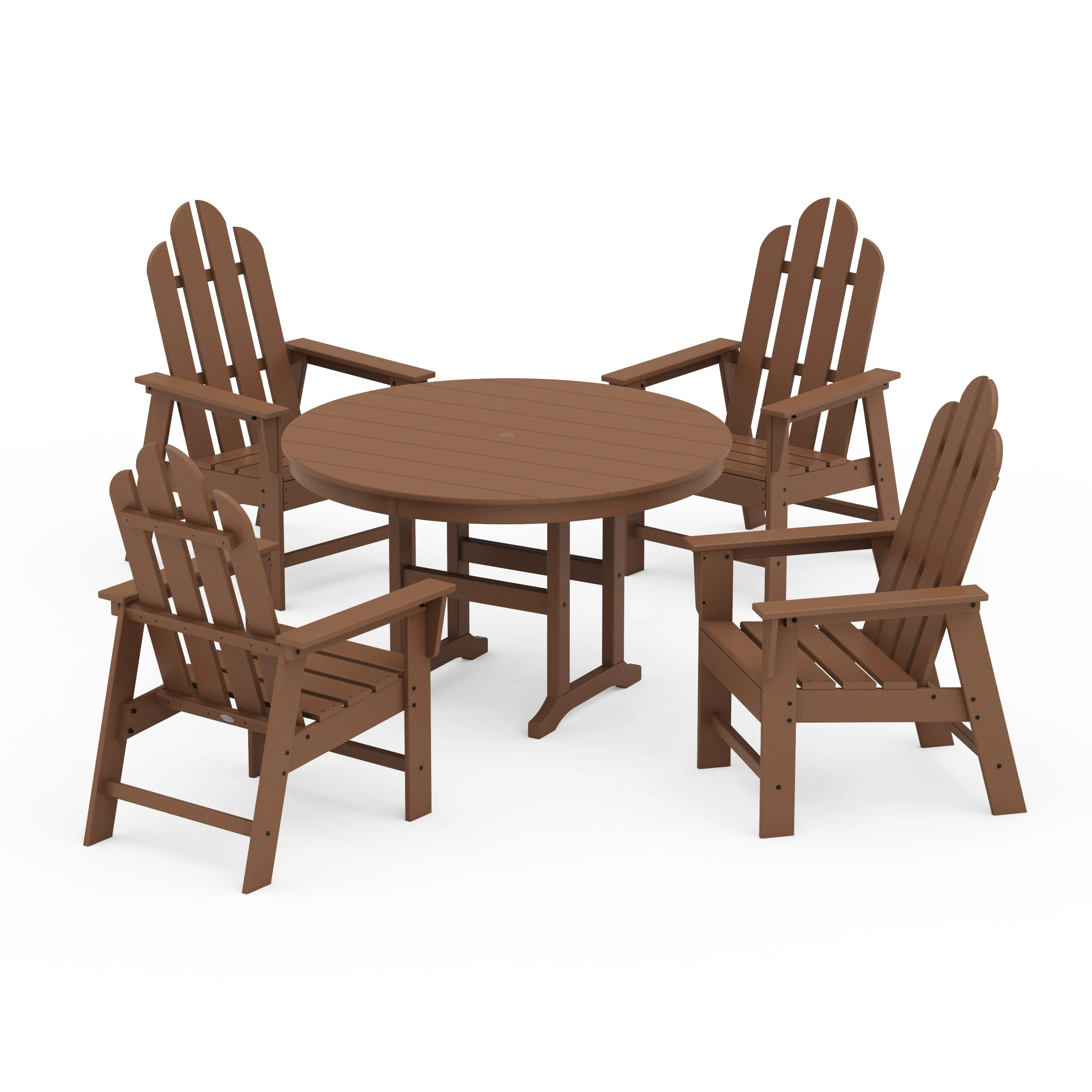Long Island 5-Piece Round Farmhouse Dining Set - Image 10