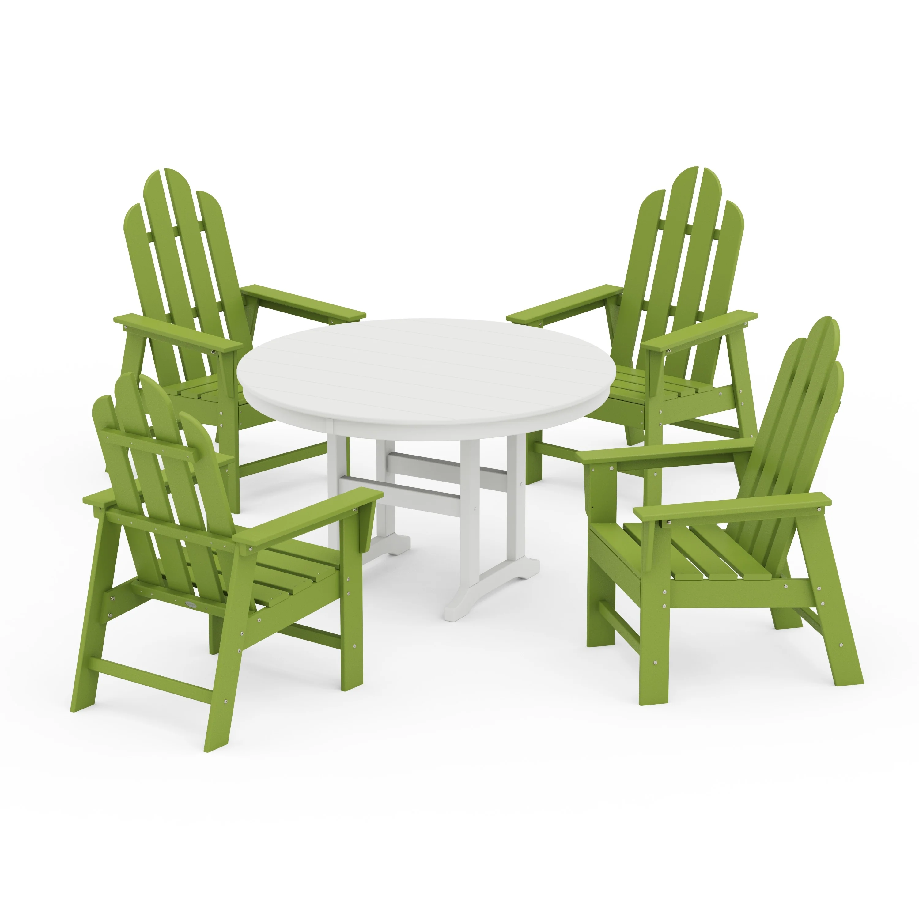 Long Island 5-Piece Round Farmhouse Dining Set - Image 12