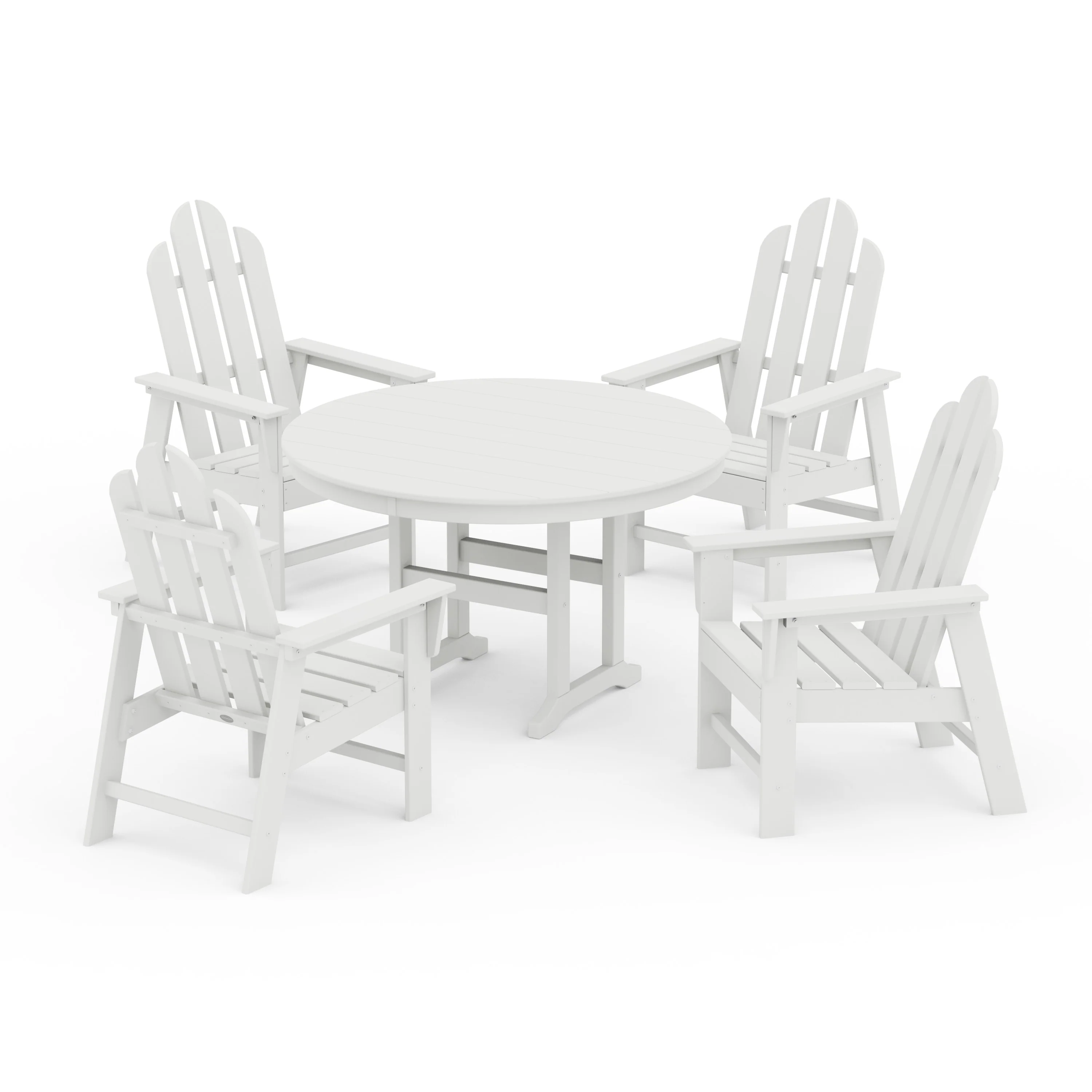 Long Island 5-Piece Round Farmhouse Dining Set - Image 16