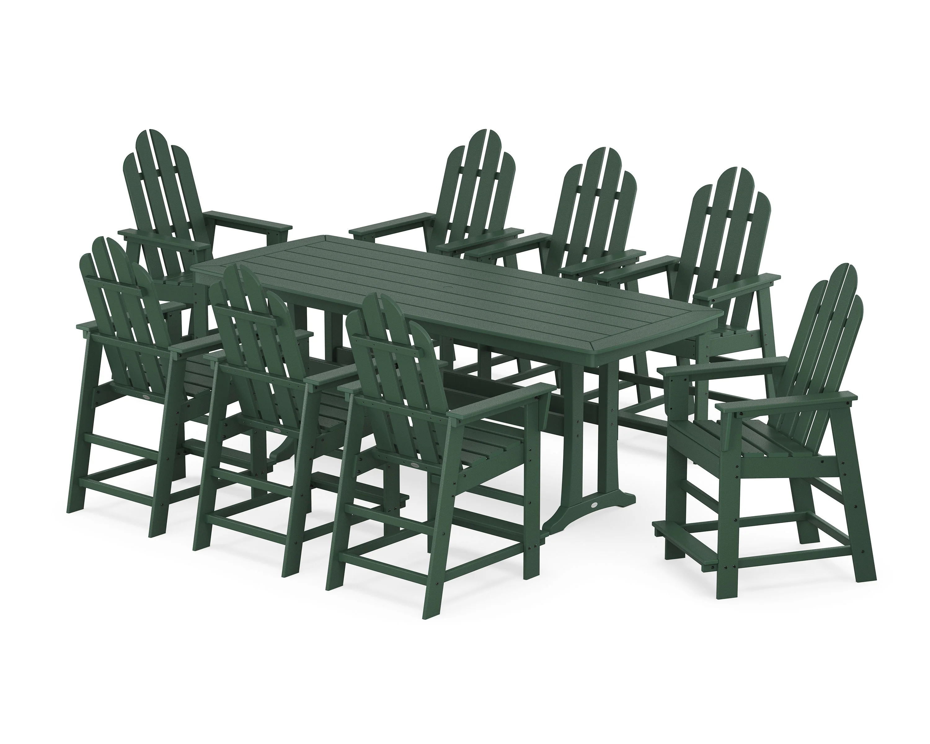 Long Island 9-Piece Counter Set with Trestle Legs - Image 7