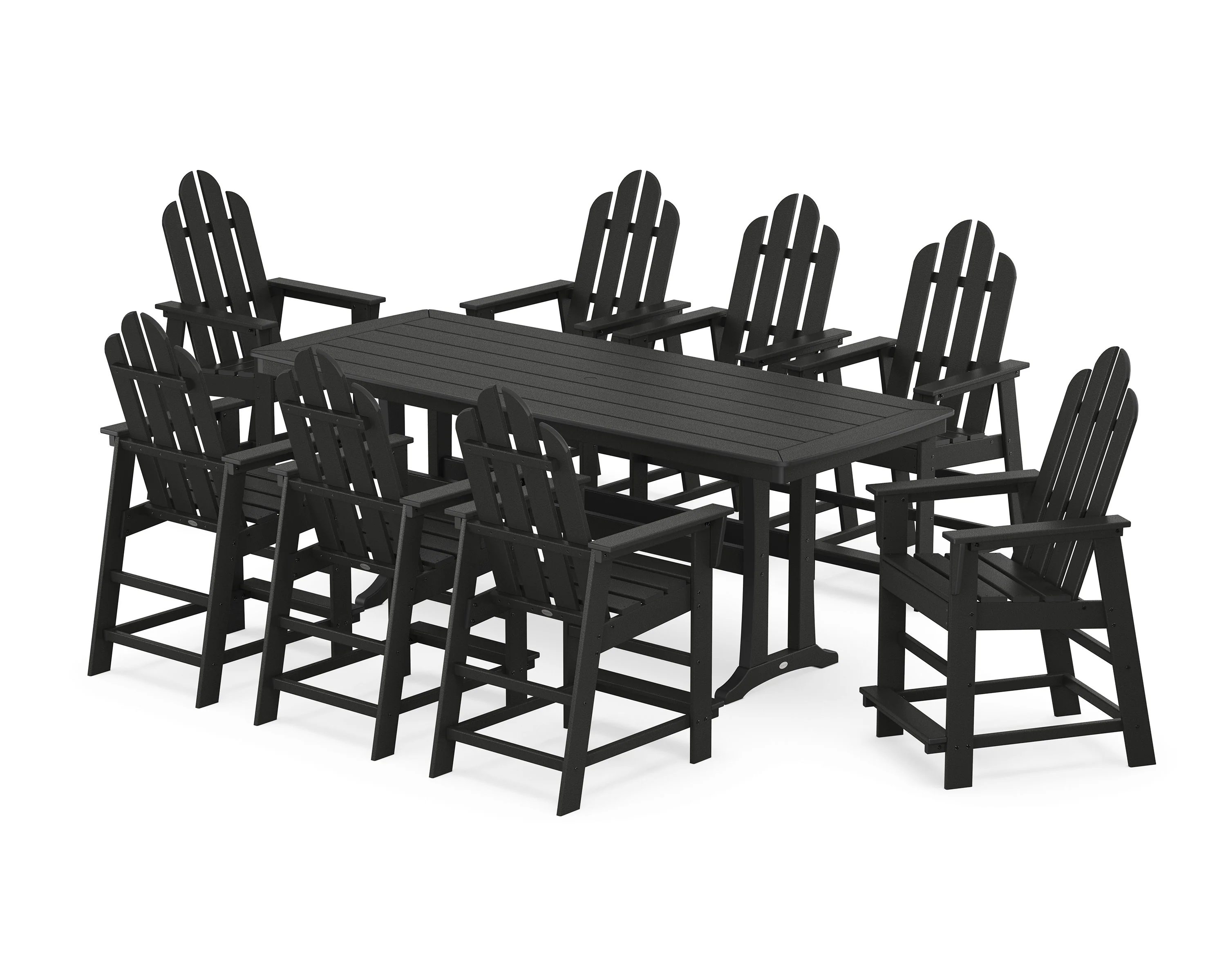 Long Island 9-Piece Counter Set with Trestle Legs - Image 9