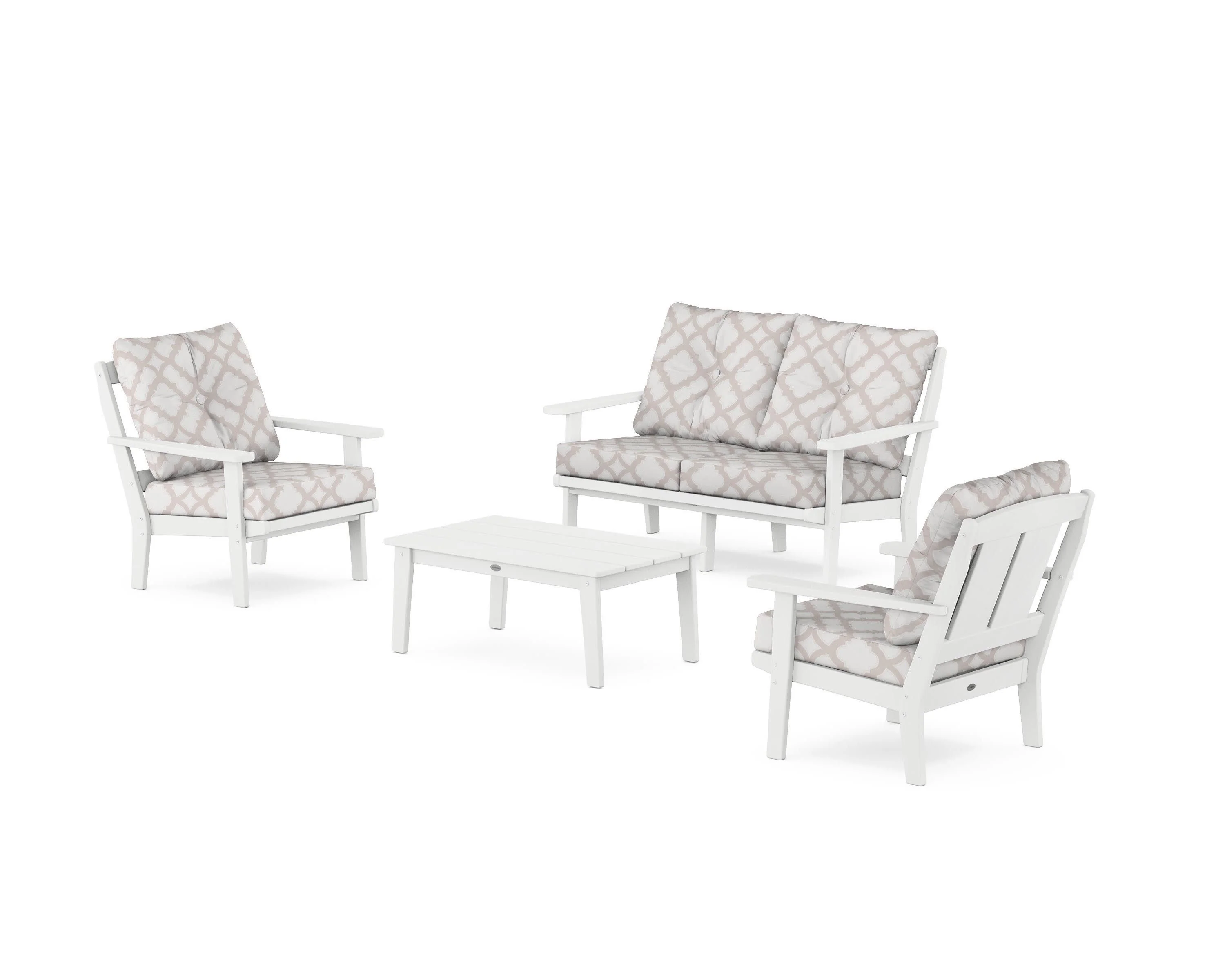 Mission 4-Piece Deep Seating Set with Loveseat - Image 107