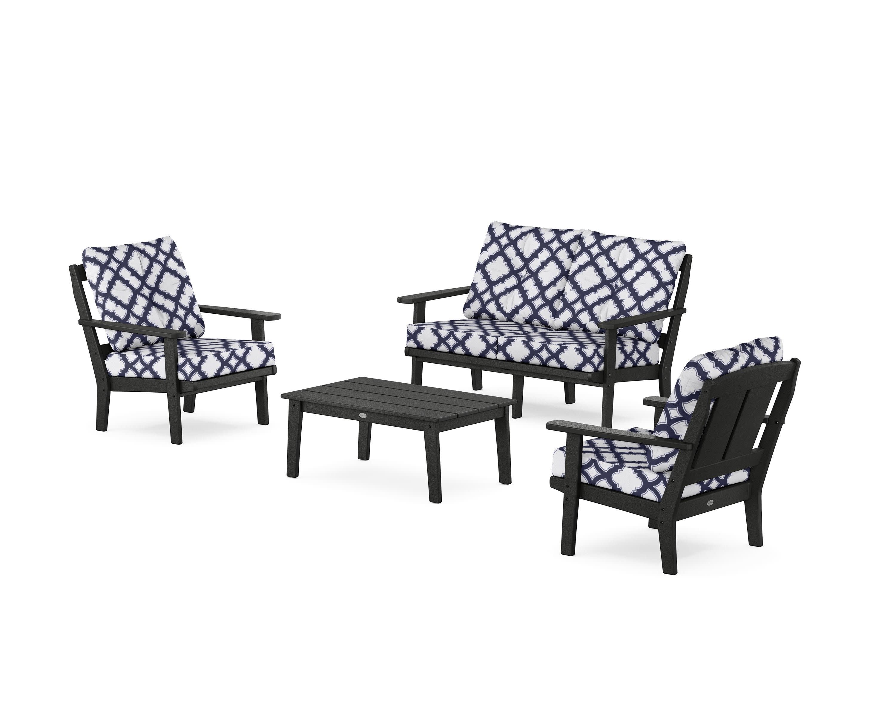 Mission 4-Piece Deep Seating Set with Loveseat - Image 108