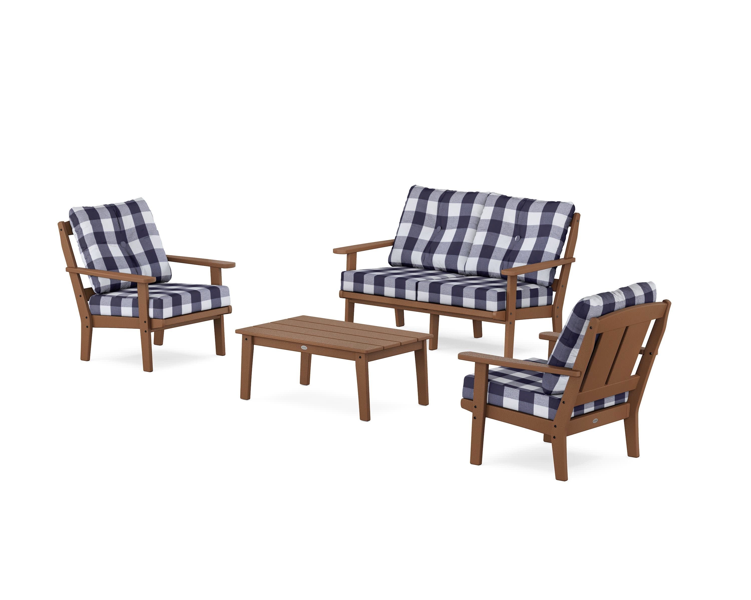 Mission 4-Piece Deep Seating Set with Loveseat - Image 109