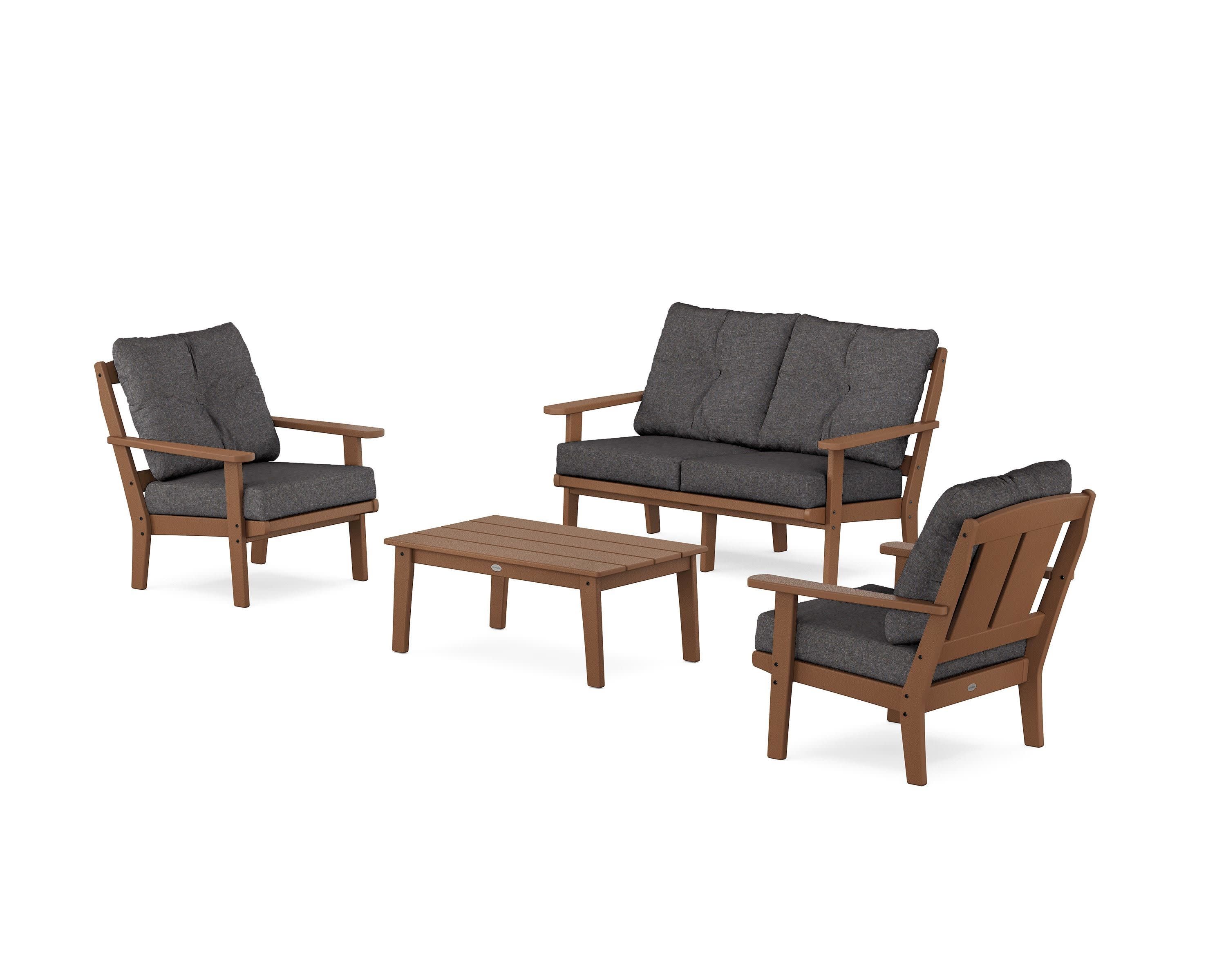 Mission 4-Piece Deep Seating Set with Loveseat - Image 111