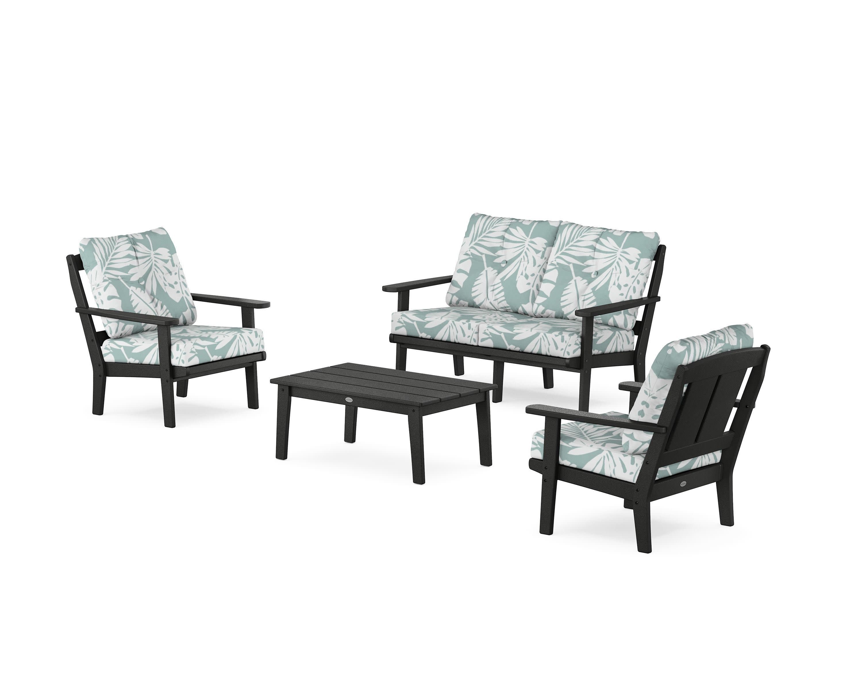 Mission 4-Piece Deep Seating Set with Loveseat - Image 112