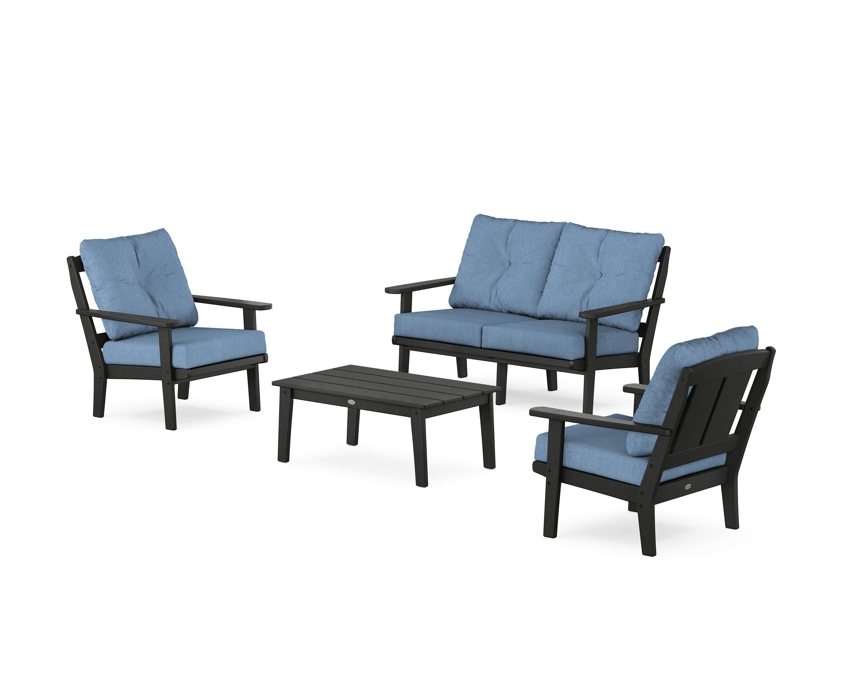 Mission 4-Piece Deep Seating Set with Loveseat - Image 113