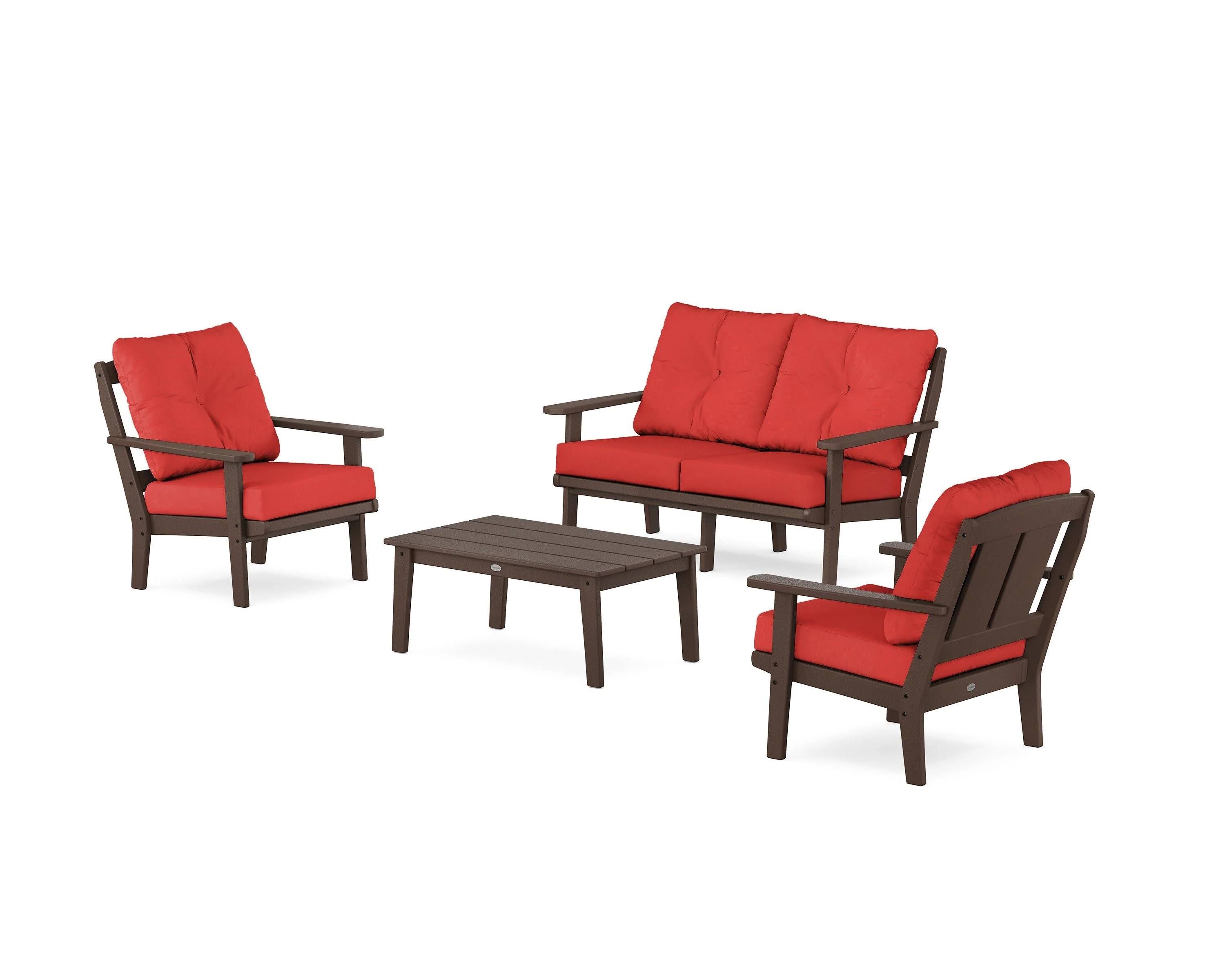Mission 4-Piece Deep Seating Set with Loveseat - Image 12