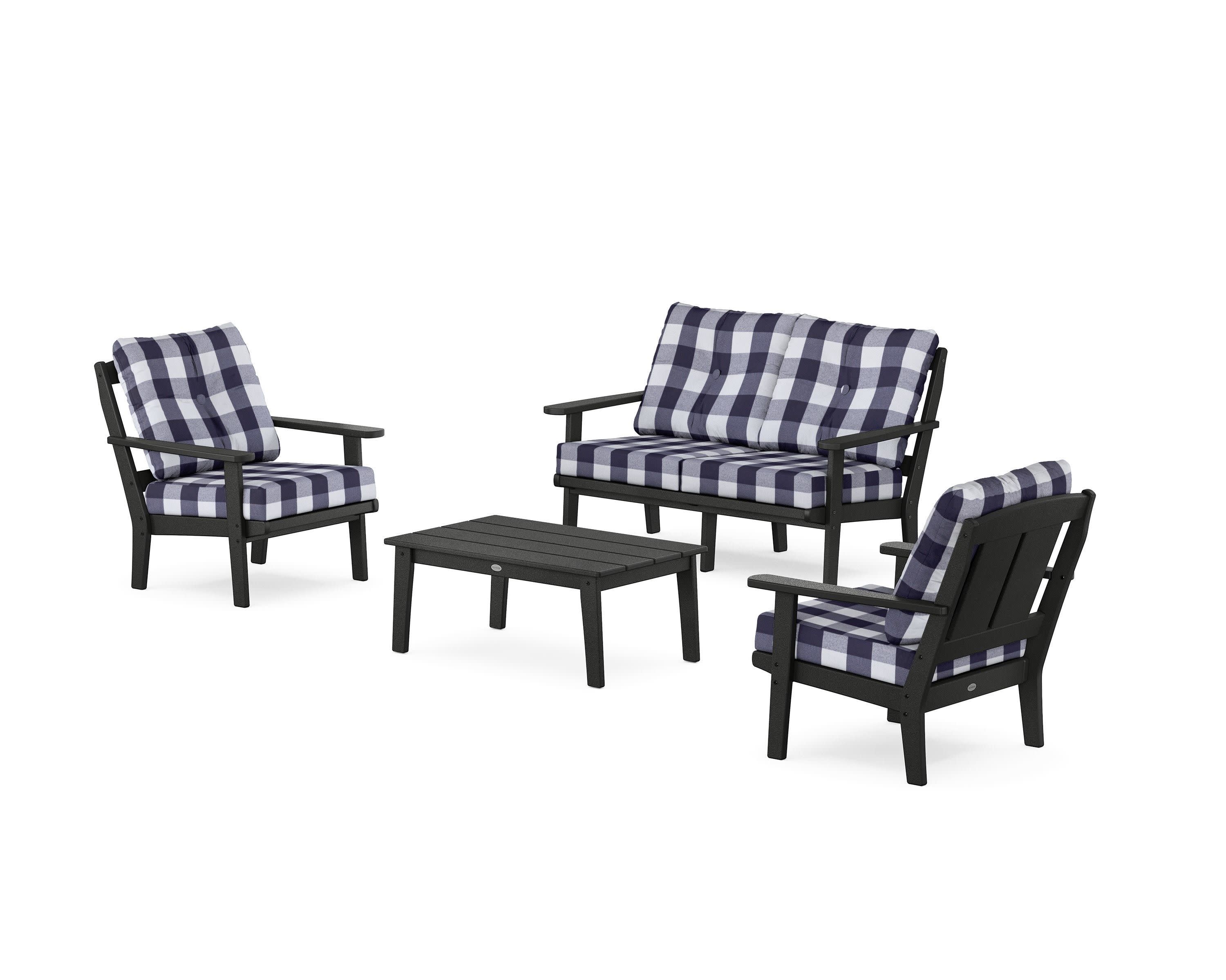 Mission 4-Piece Deep Seating Set with Loveseat - Image 121