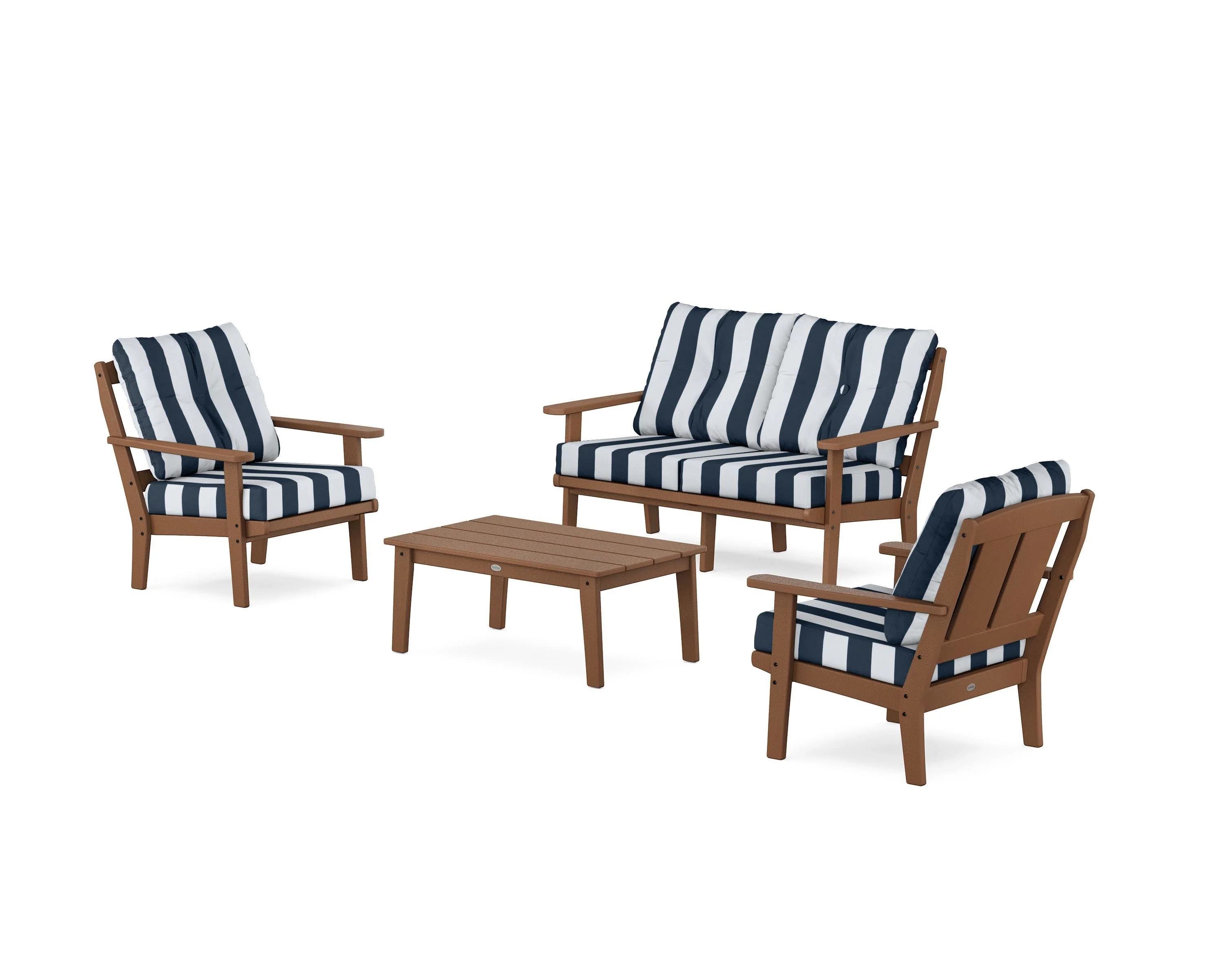 Mission 4-Piece Deep Seating Set with Loveseat - Image 122