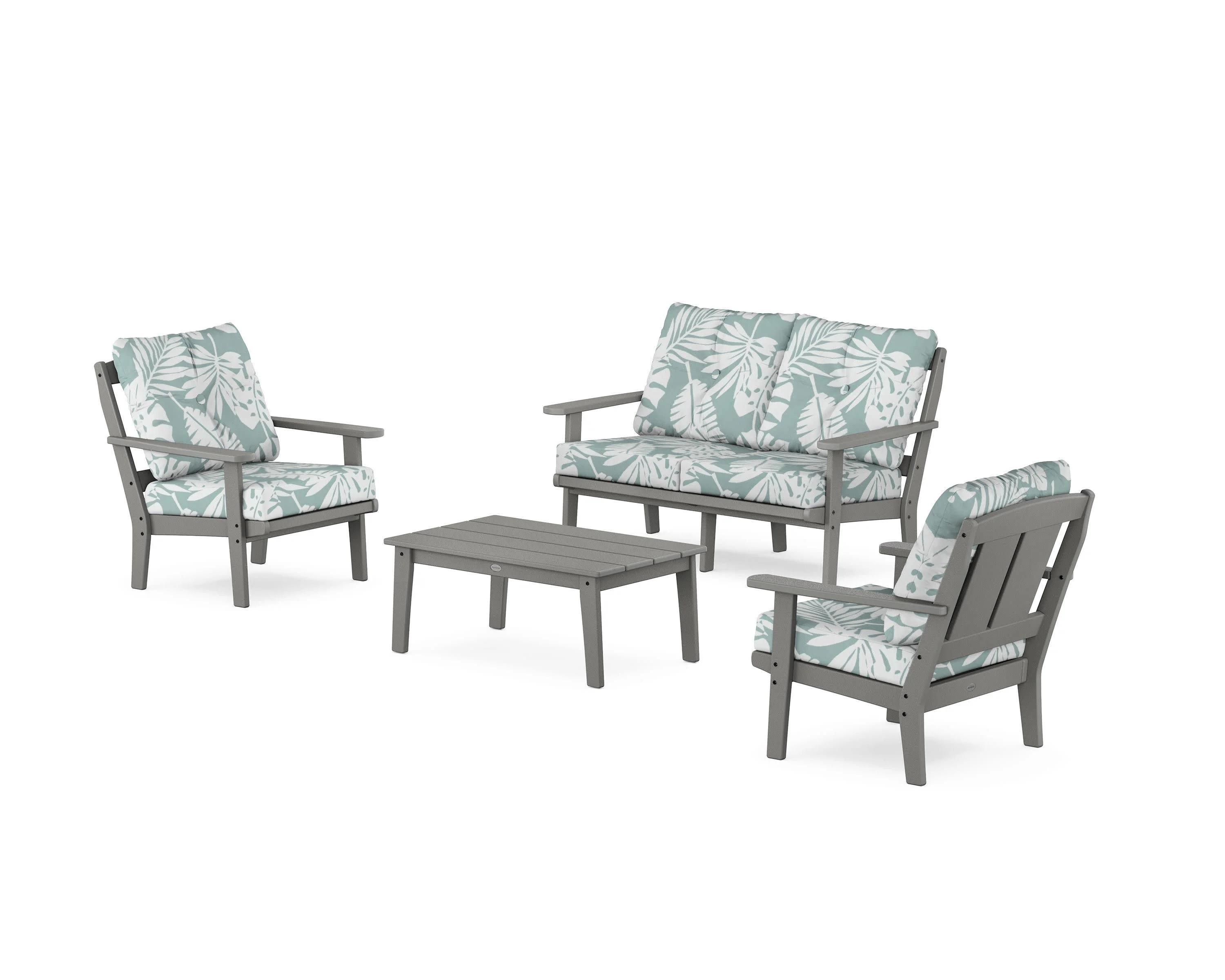 Mission 4-Piece Deep Seating Set with Loveseat - Image 123