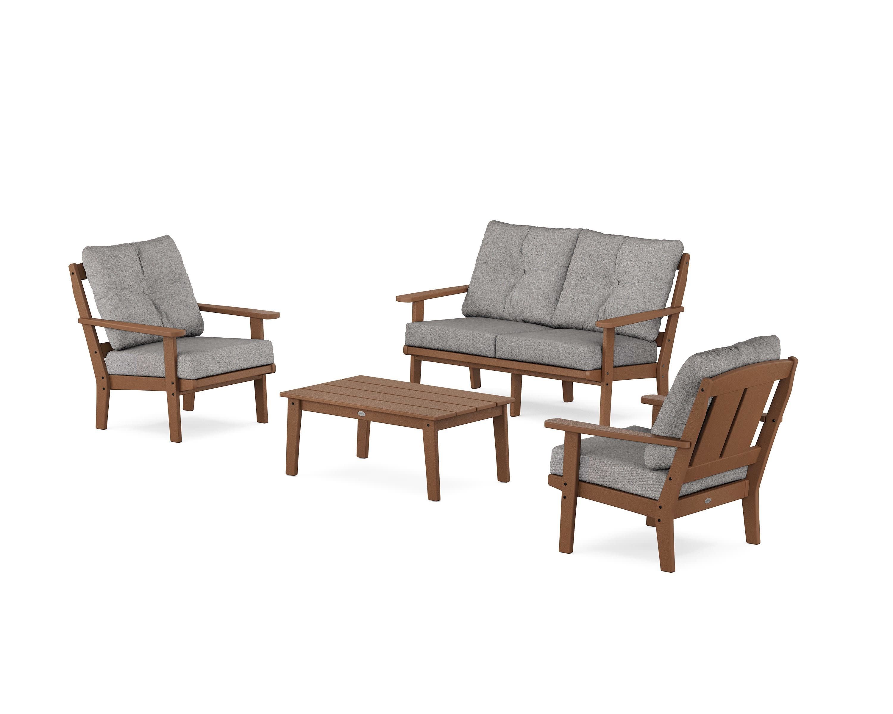Mission 4-Piece Deep Seating Set with Loveseat - Image 124