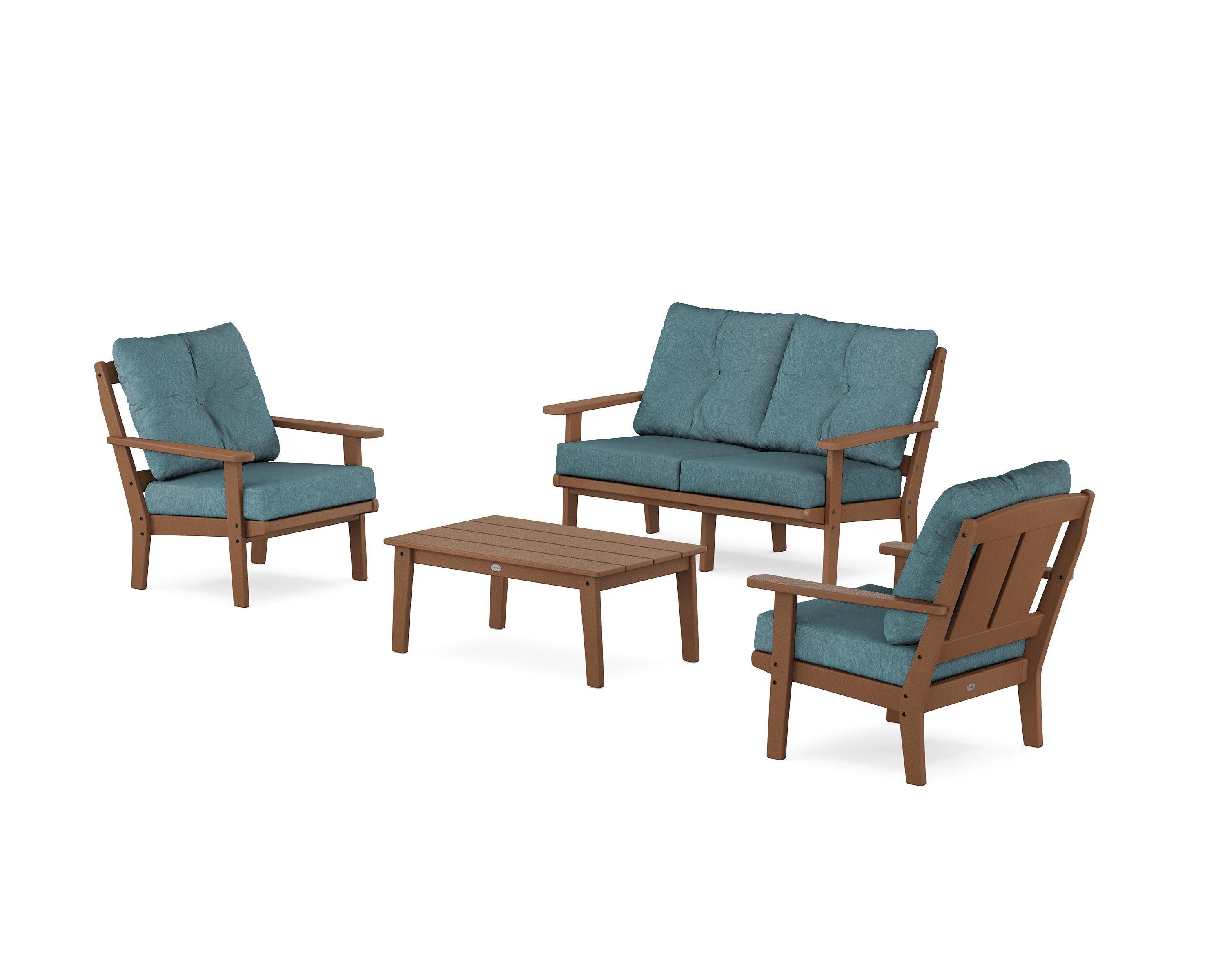 Mission 4-Piece Deep Seating Set with Loveseat - Image 133