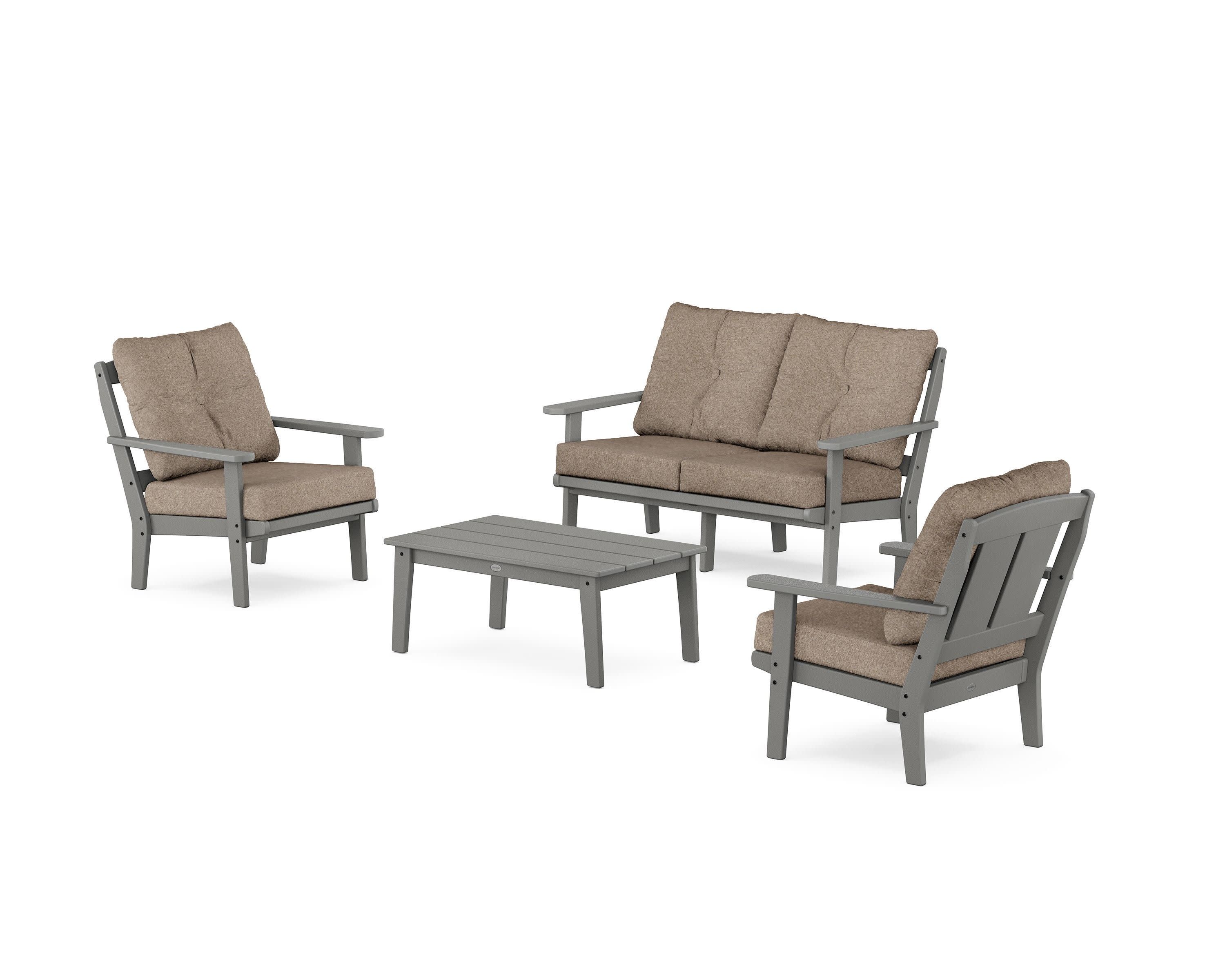 Mission 4-Piece Deep Seating Set with Loveseat - Image 142